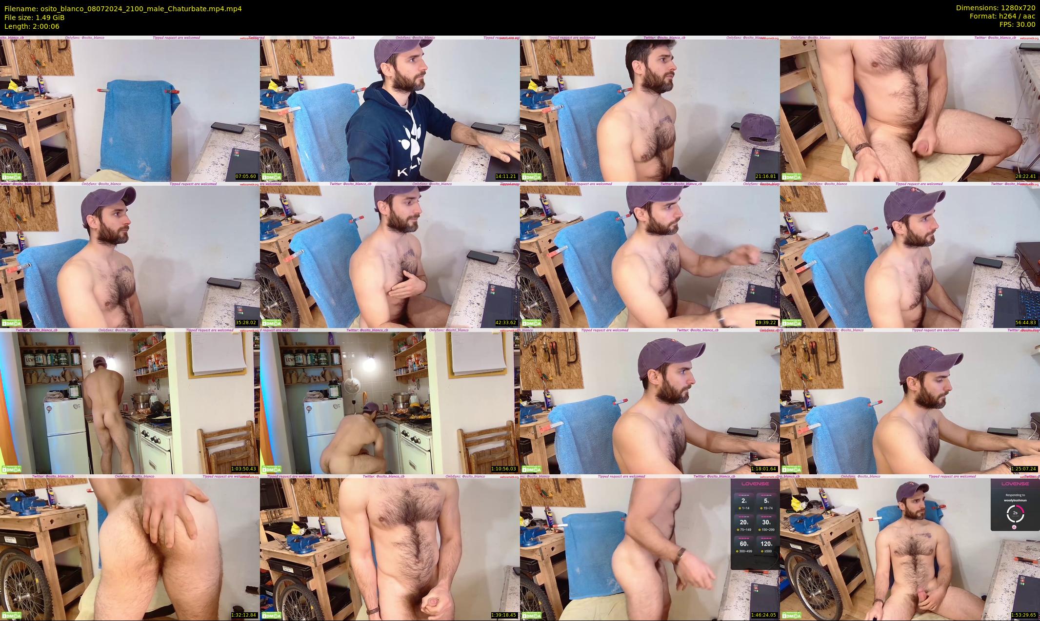 osito_blanco — 121 minute Chaturbate male cam show recording, 720p, Jul 8, 2024