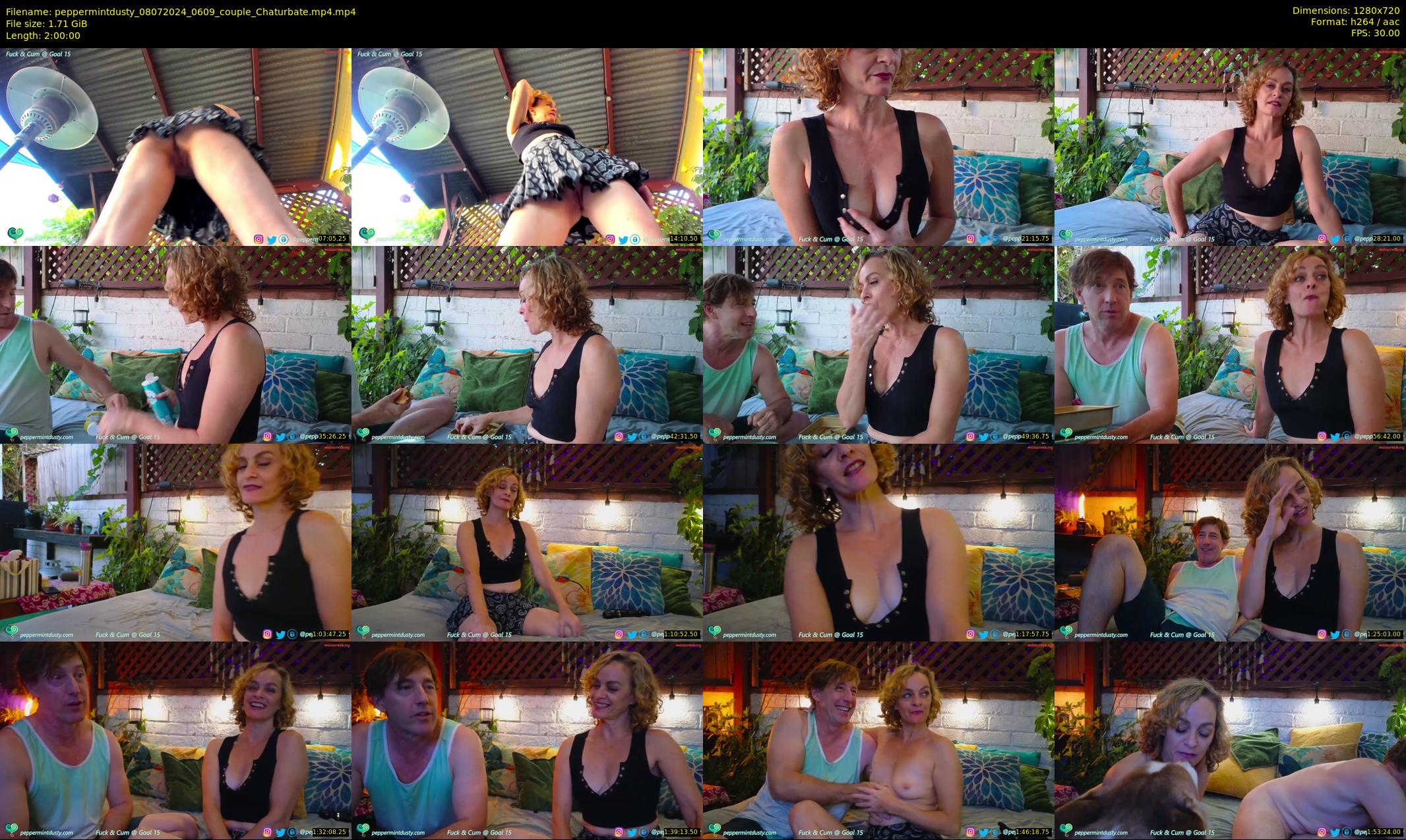 peppermintdusty — 120 minute Chaturbate couple cam show recording, 720p, Jul 8, 2024
