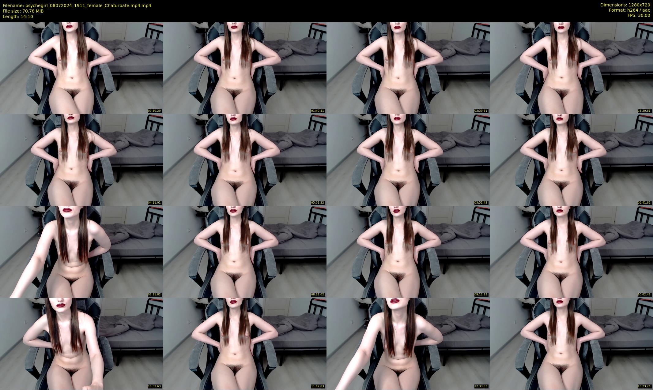psychegirl — 15 minute Chaturbate female cam show recording, 720p, Jul 8, 2024