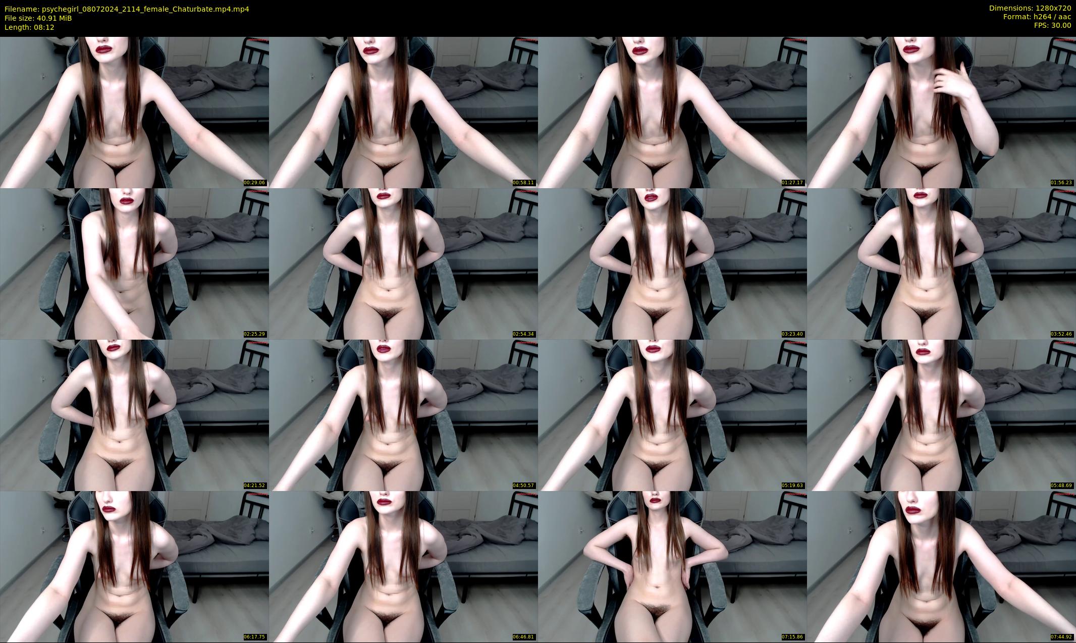 psychegirl — 9 minute Chaturbate female cam show recording, 720p, Jul 8, 2024