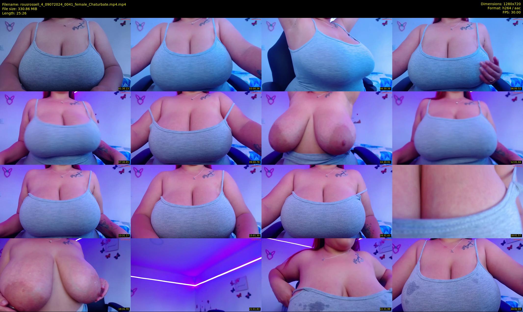 rousrossell_4 — 26 minute Chaturbate female cam show recording, 720p, Jul 9, 2024