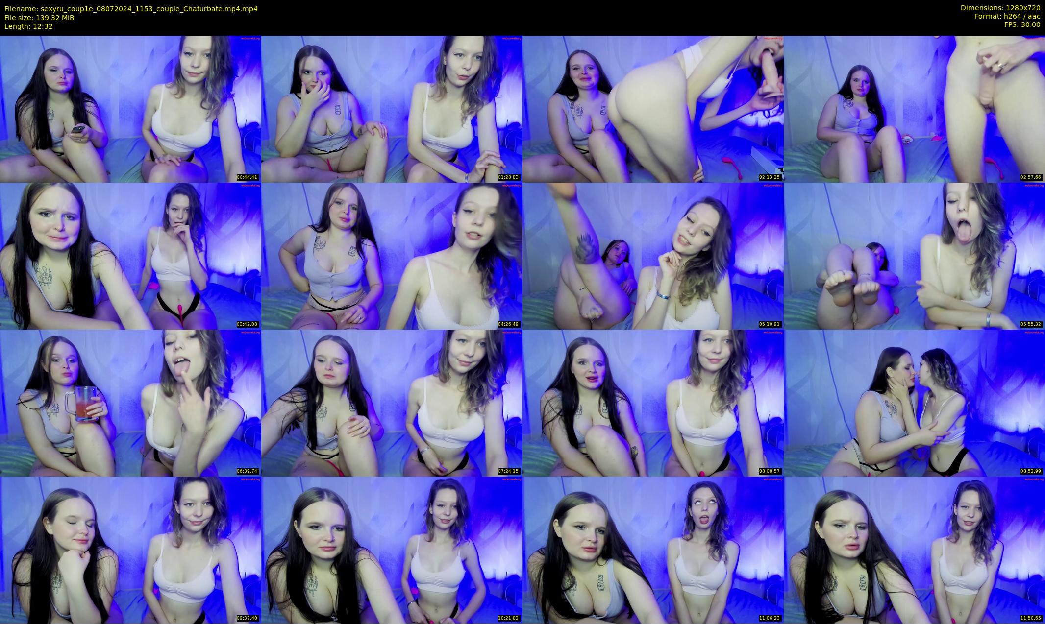 sexyru_coup1e — 13 minute Chaturbate couple cam show recording, 720p, Jul 8, 2024