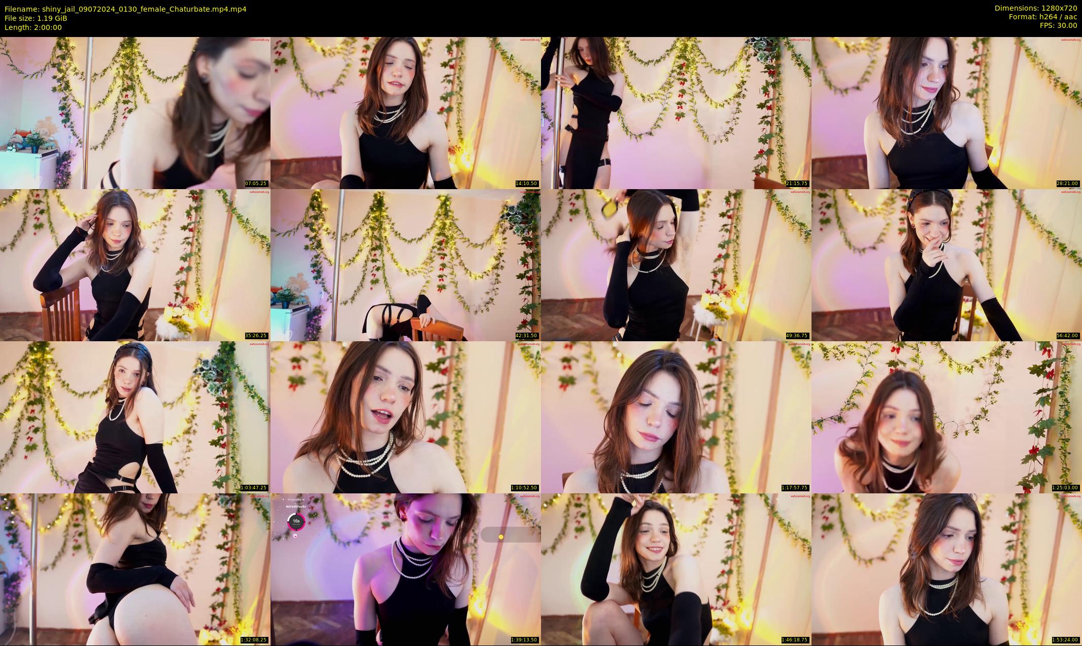 shiny_jail — 120 minute Chaturbate female cam show recording, 720p, Jul 9, 2024
