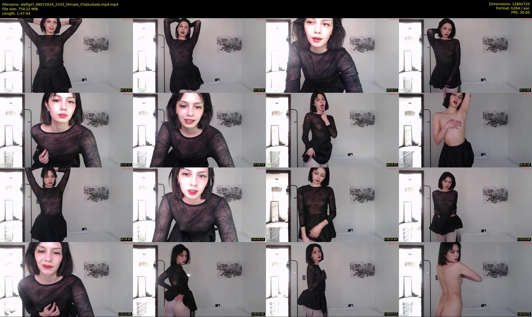 stefigirl — 108 minute Chaturbate female cam show recording, 720p, Jul 8, 2024