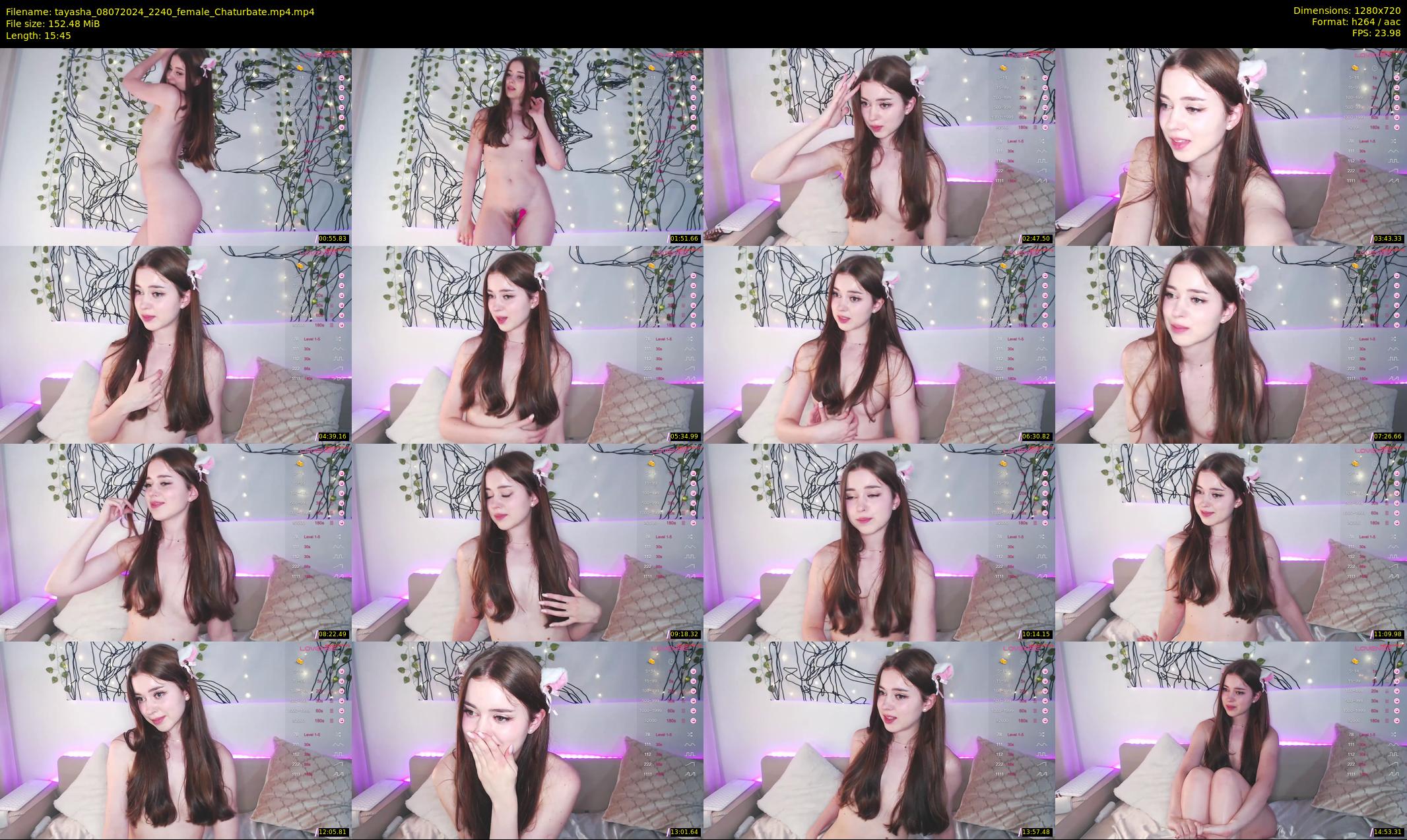 tayasha — 16 minute Chaturbate female cam show recording, 720p, Jul 8, 2024