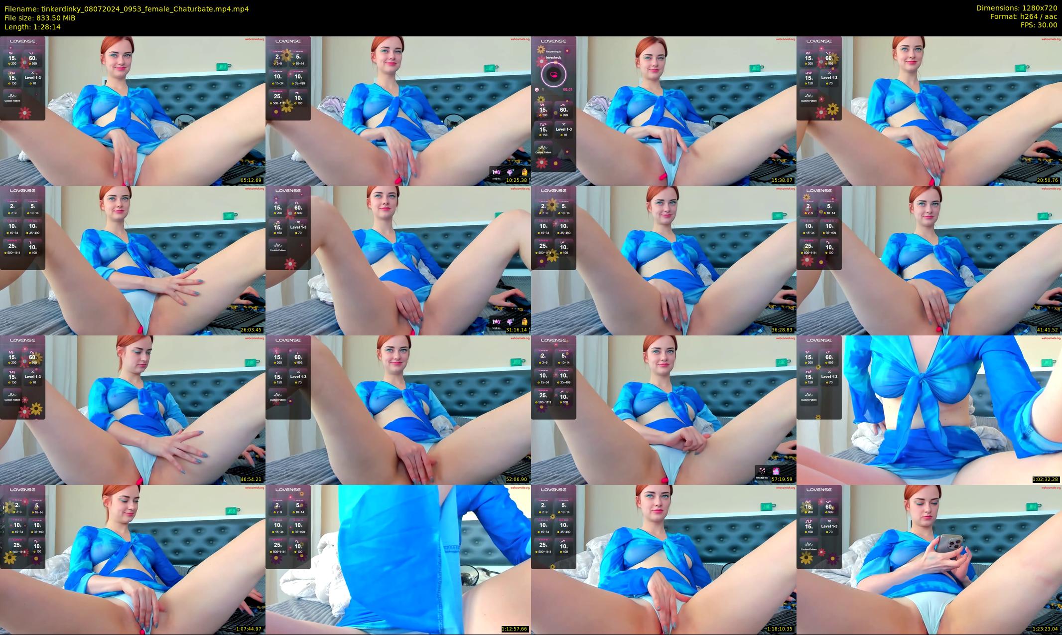 tinkerdinky — 89 minute Chaturbate female cam show recording, 720p, Jul 8, 2024