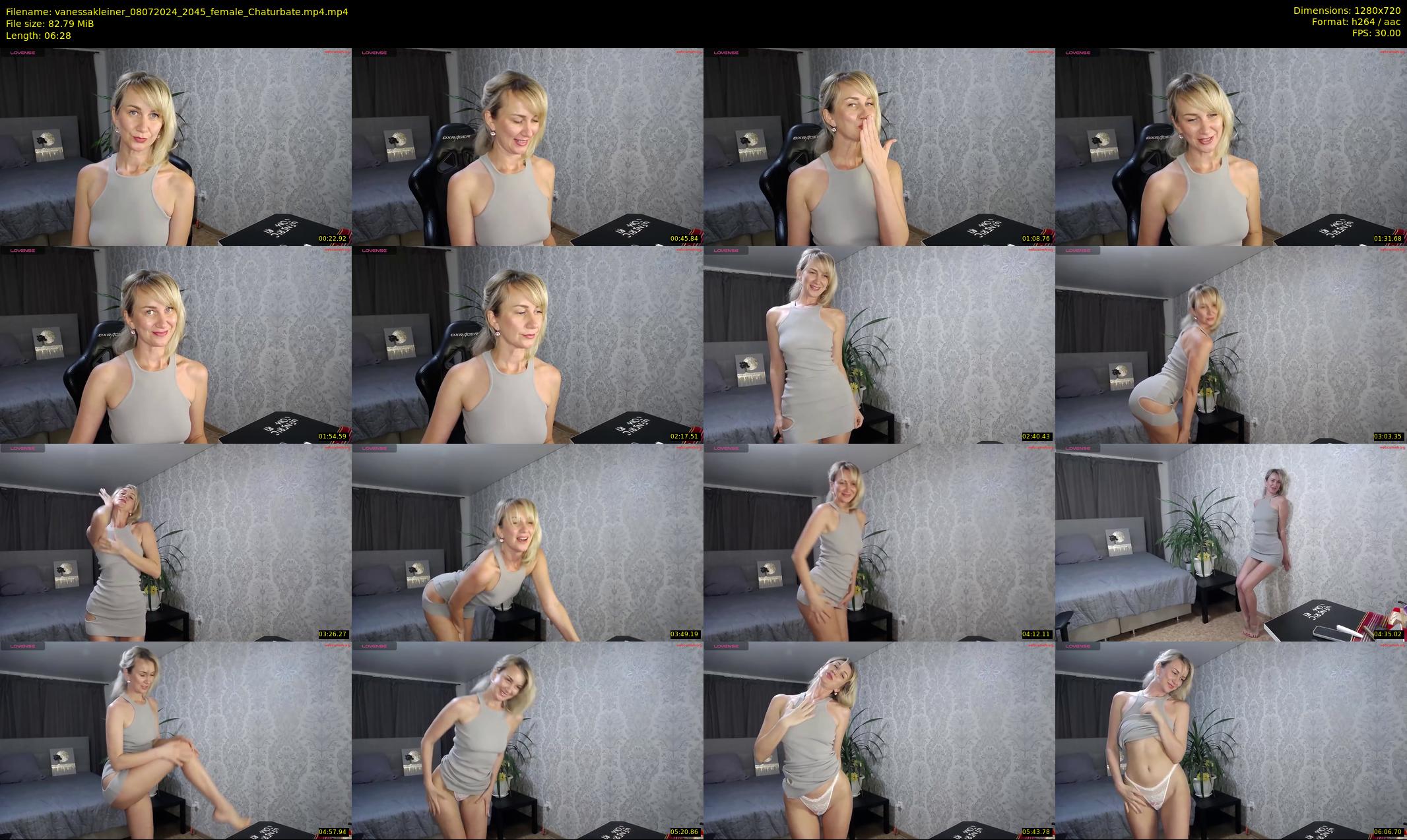 vanessakleiner — 7 minute Chaturbate female cam show recording, 720p, Jul 8, 2024