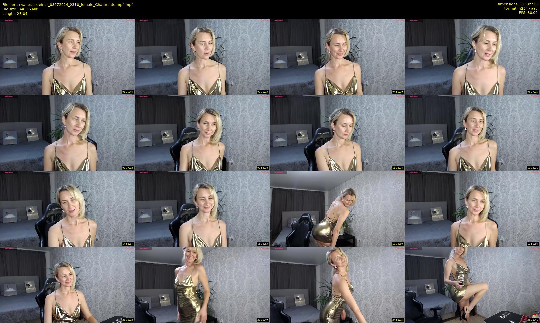 vanessakleiner — 29 minute Chaturbate female cam show recording, 720p, Jul 8, 2024