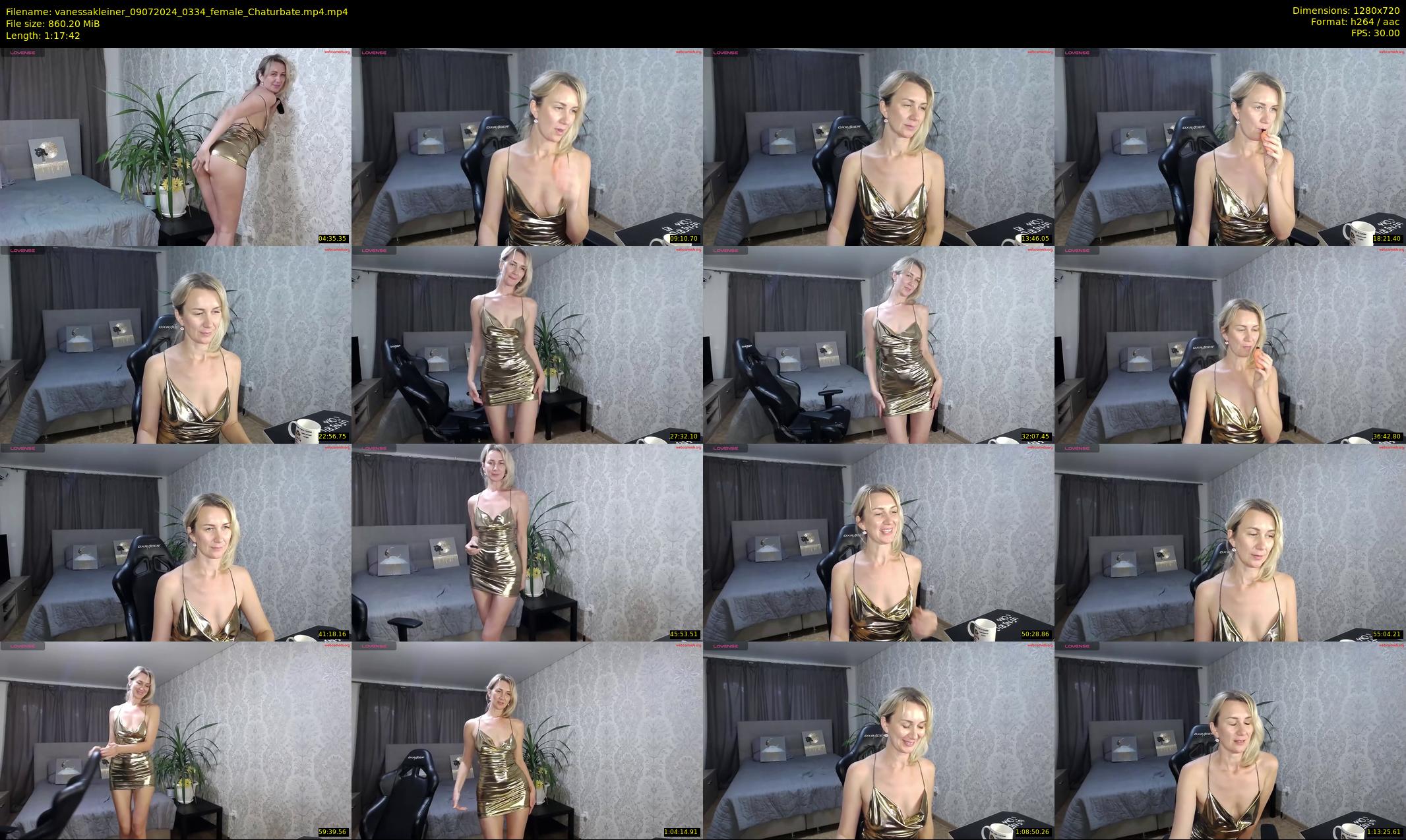 vanessakleiner — 78 minute Chaturbate female cam show recording, 720p, Jul 9, 2024