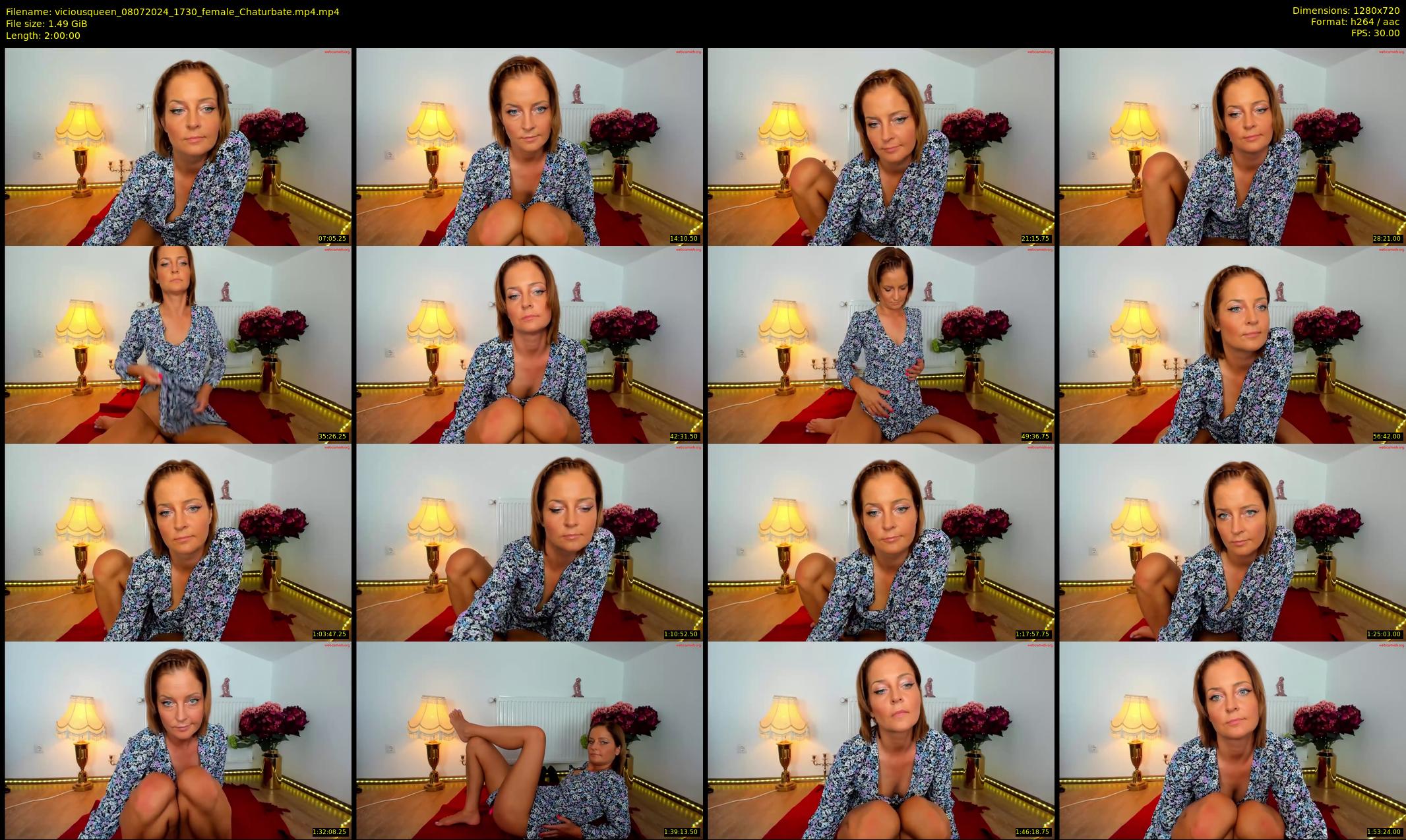 viciousqueen — 120 minute Chaturbate female cam show recording, 720p, Jul 8, 2024