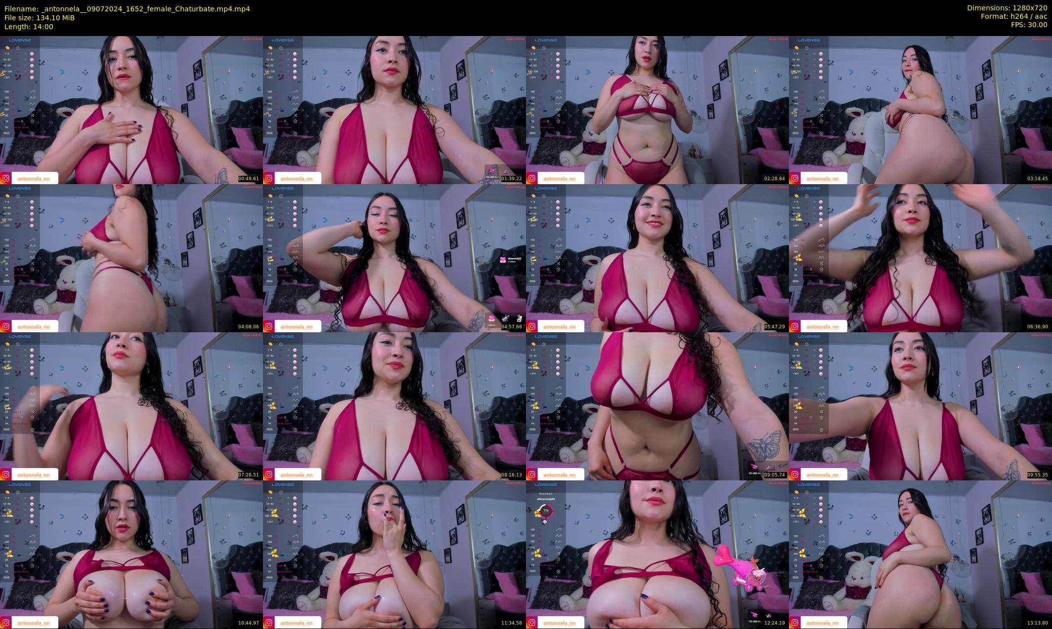 _antonnela_ — 14 minute Chaturbate female cam show recording, 720p, Jul 9, 2024