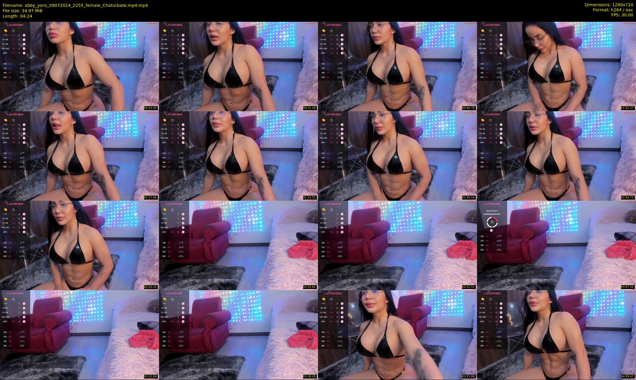 abby_yons — 5 minute Chaturbate female cam show recording, 720p, Jul 9, 2024