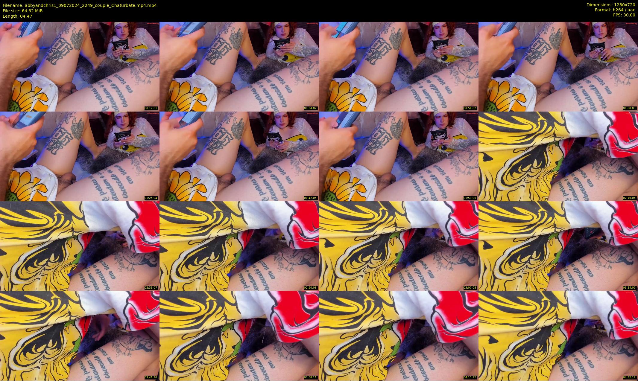 abbyandchris1 — 5 minute Chaturbate couple cam show recording, 720p, Jul 9, 2024