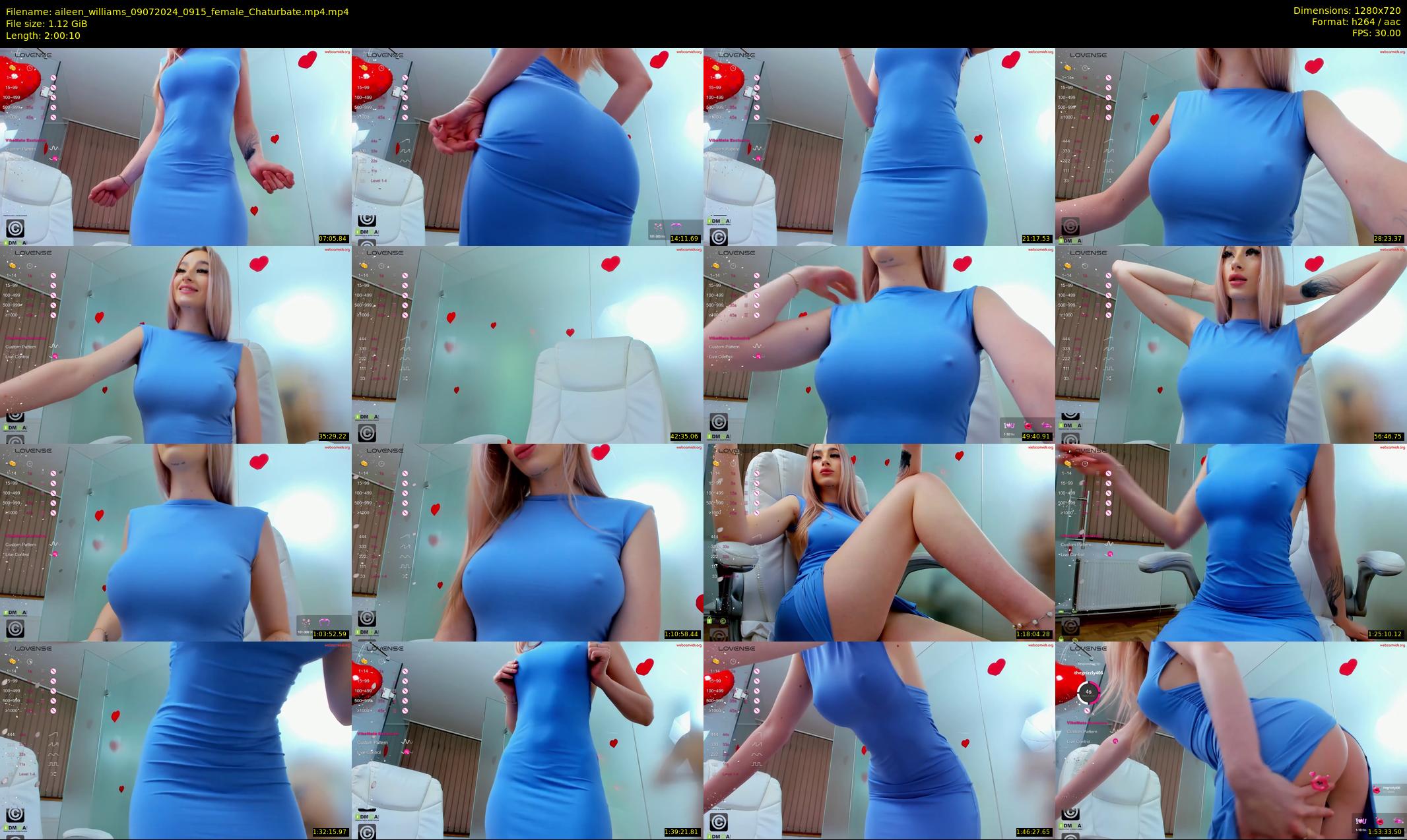 aileen_williams — 121 minute Chaturbate female cam show recording, 720p, Jul 9, 2024