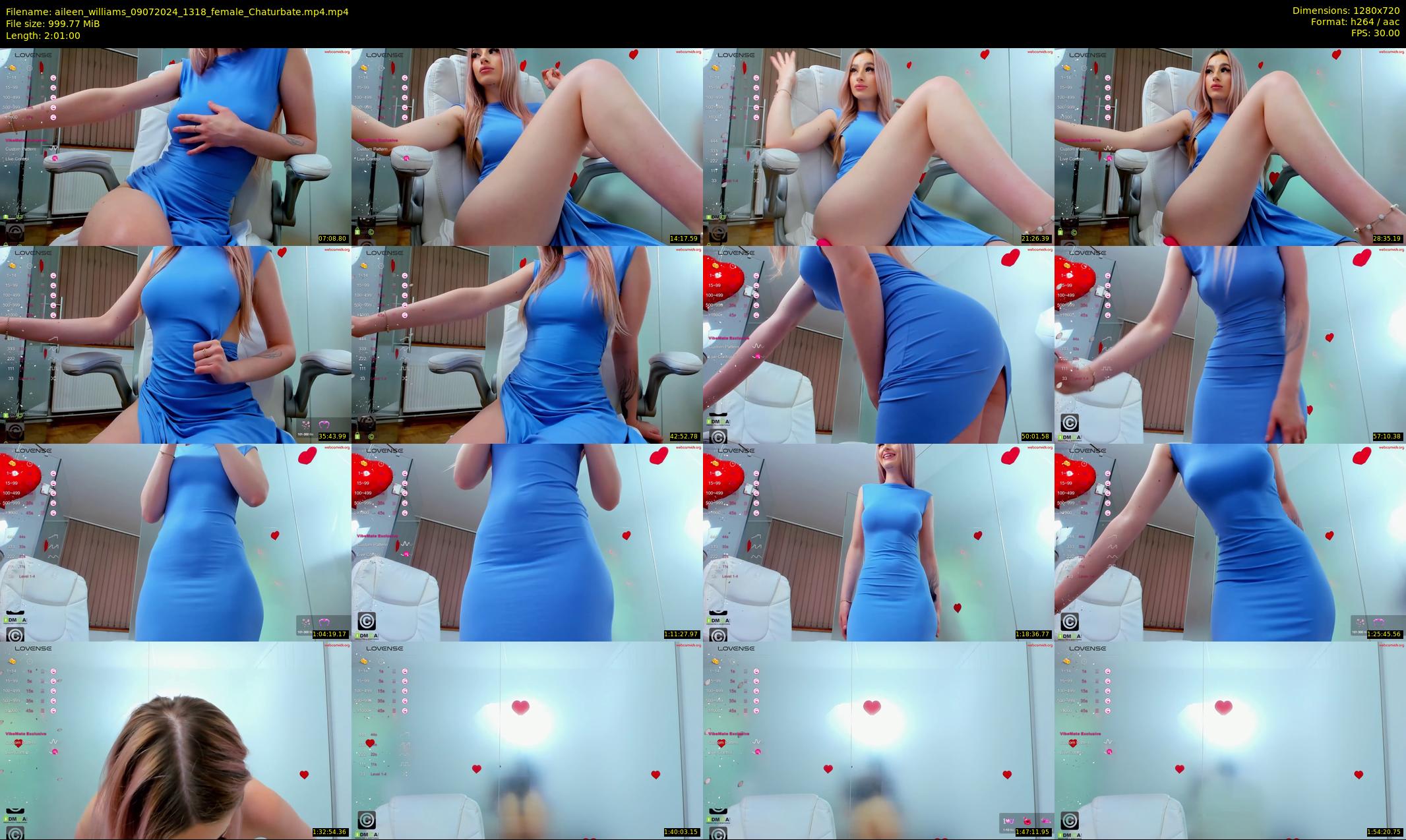 aileen_williams — 121 minute Chaturbate female cam show recording, 720p, Jul 9, 2024