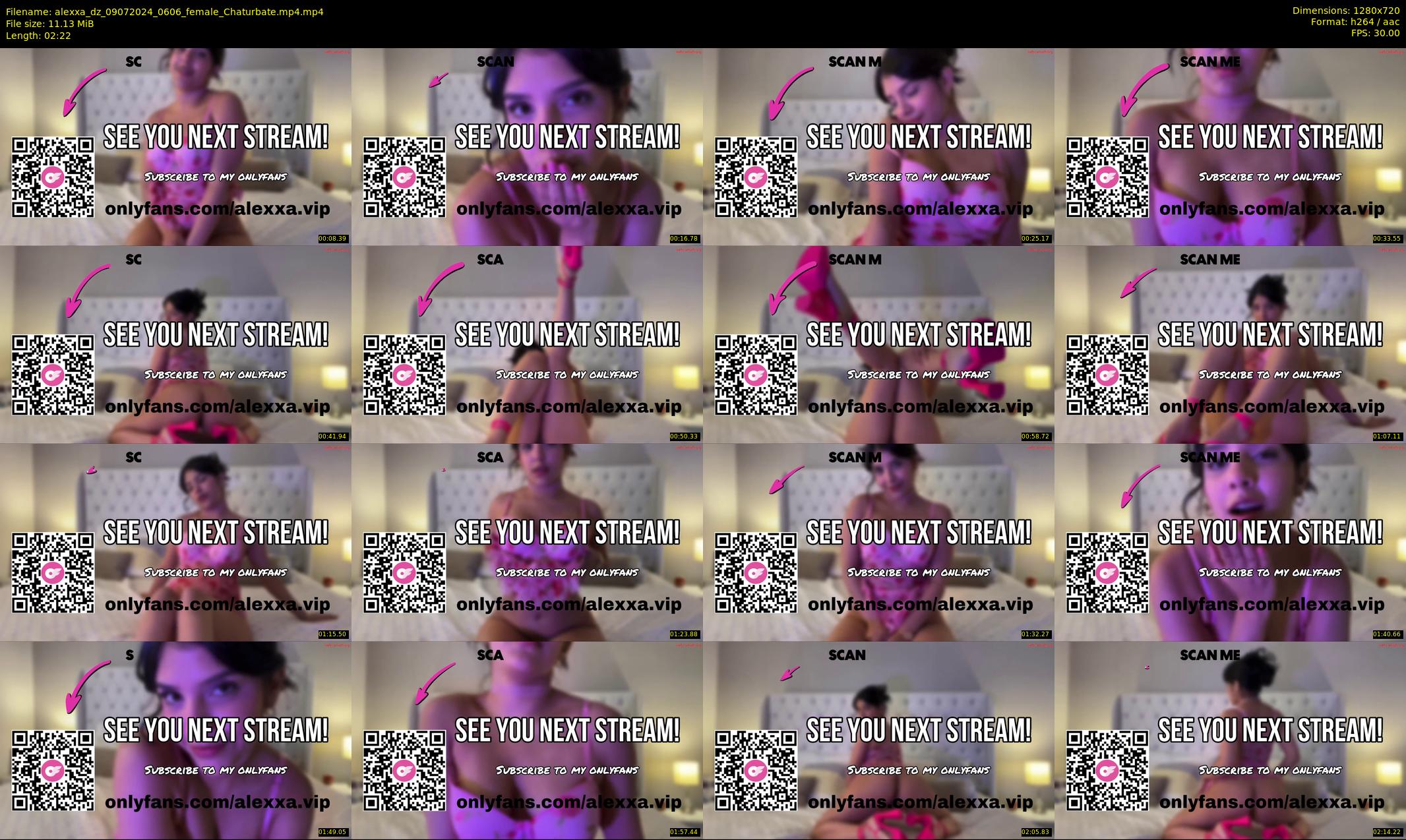 alexxa_dz — 3 minute Chaturbate female cam show recording, 720p, Jul 9, 2024