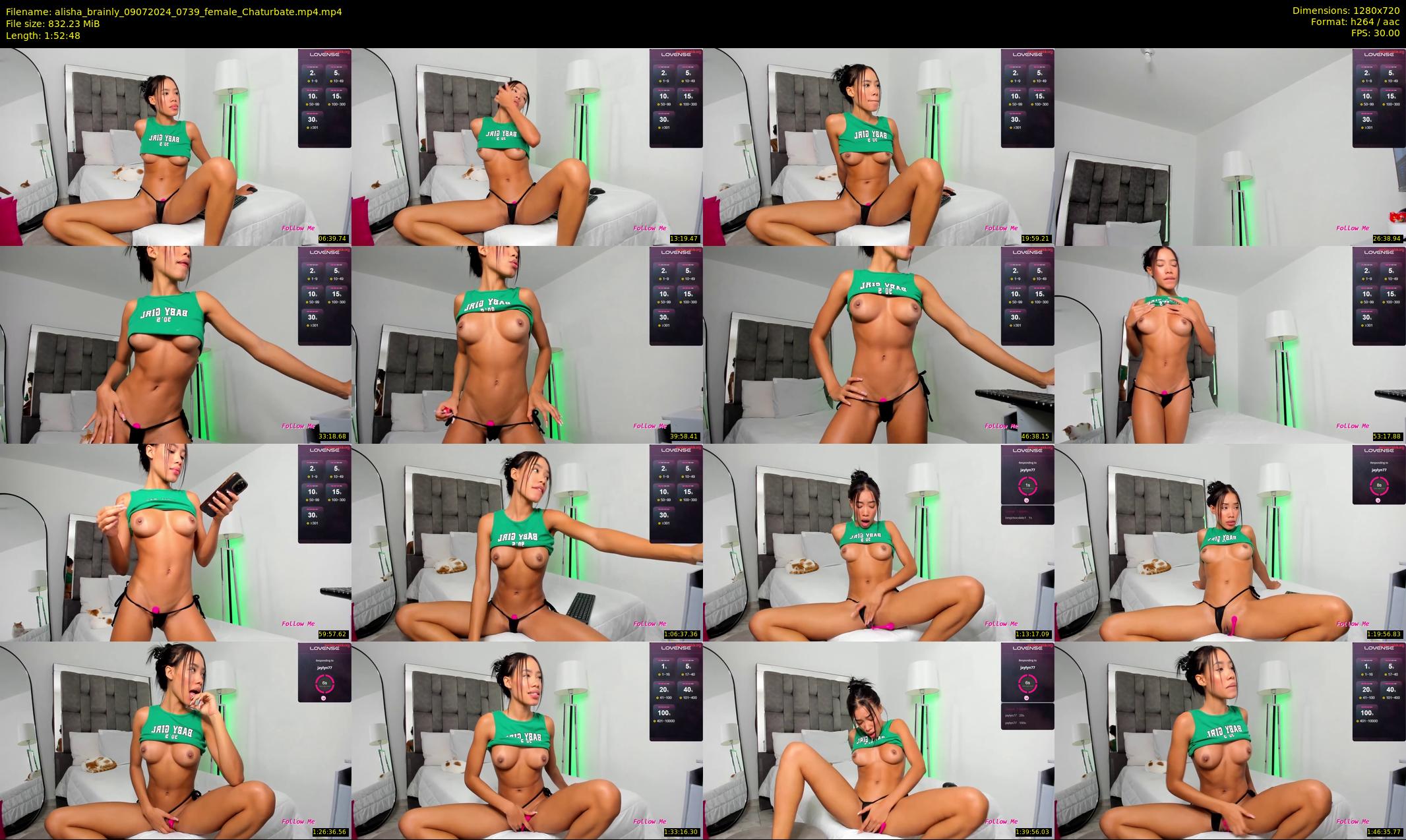 alisha_brainly — 113 minute Chaturbate female cam show recording, 720p, Jul 9, 2024