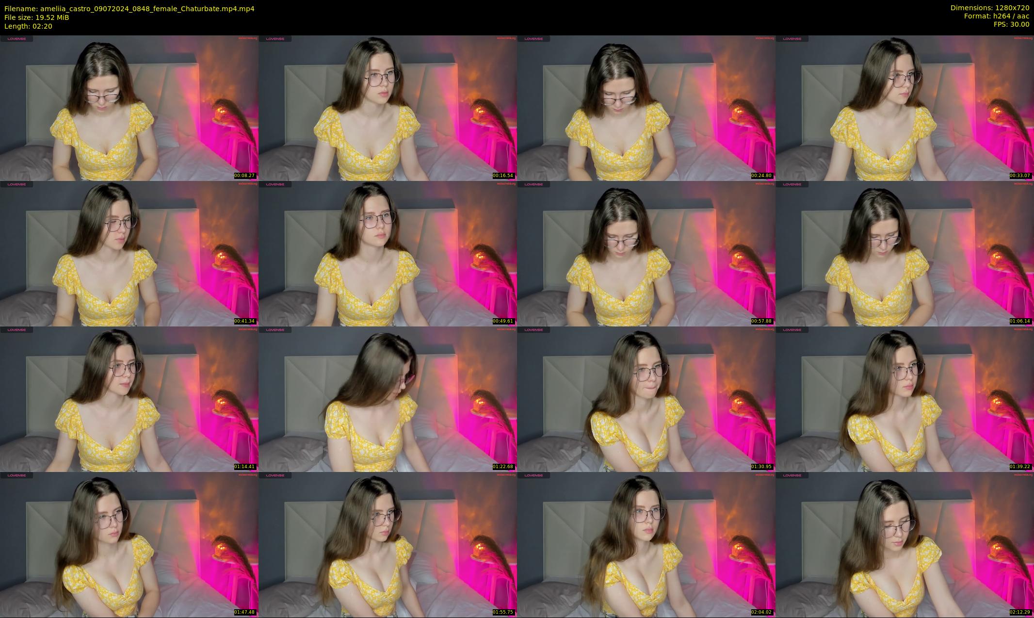 ameliia_castro — 3 minute Chaturbate female cam show recording, 720p, Jul 9, 2024