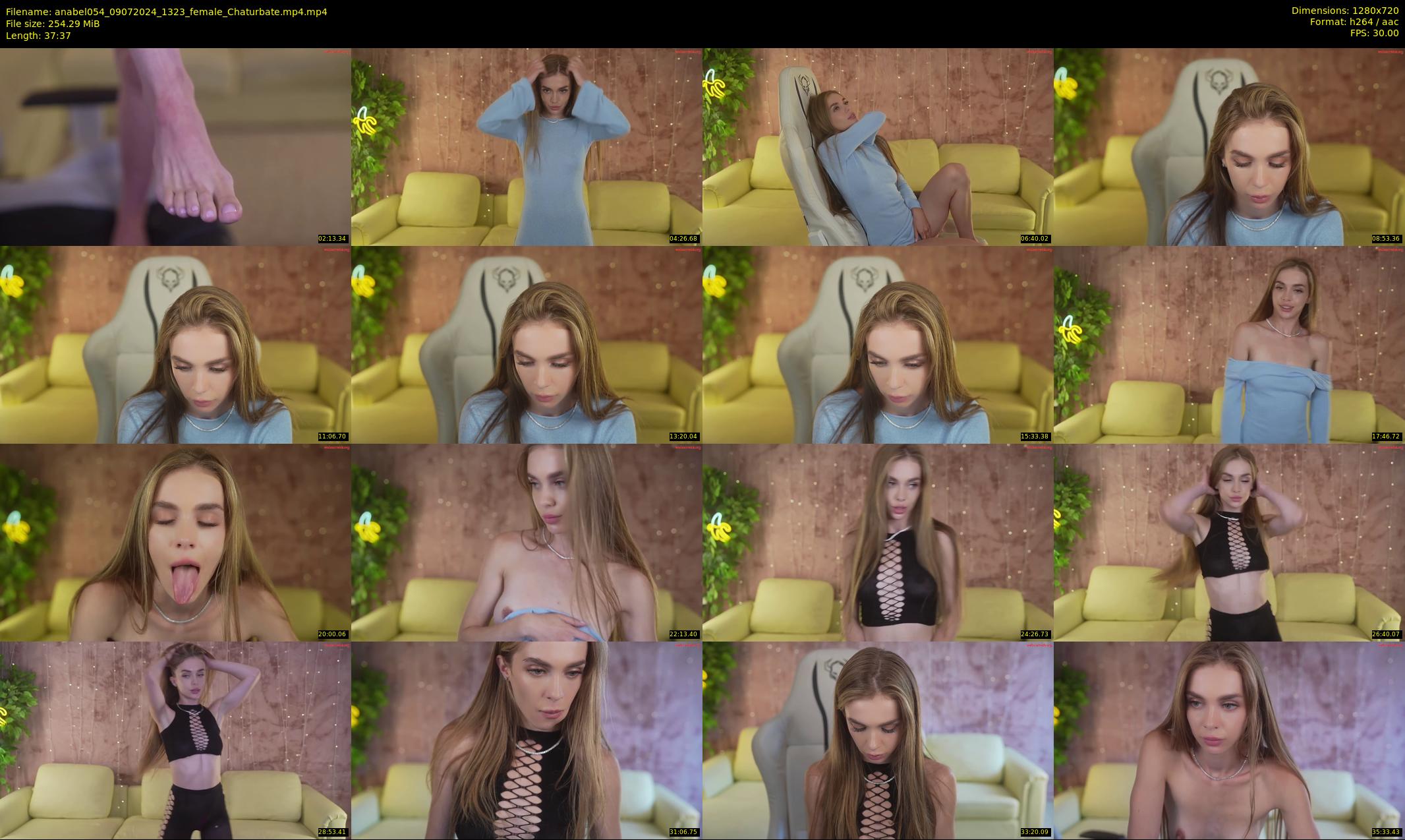 anabel054 — 38 minute Chaturbate female cam show recording, 720p, Jul 9, 2024