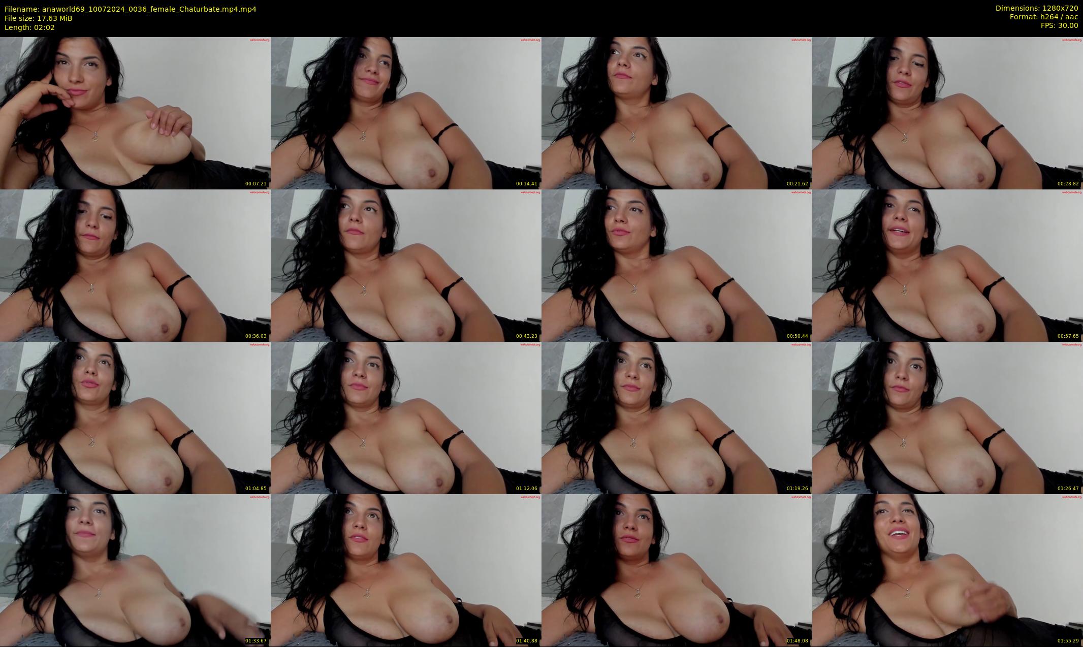 anaworld69 — 3 minute Chaturbate female cam show recording, 720p, Jul 10, 2024