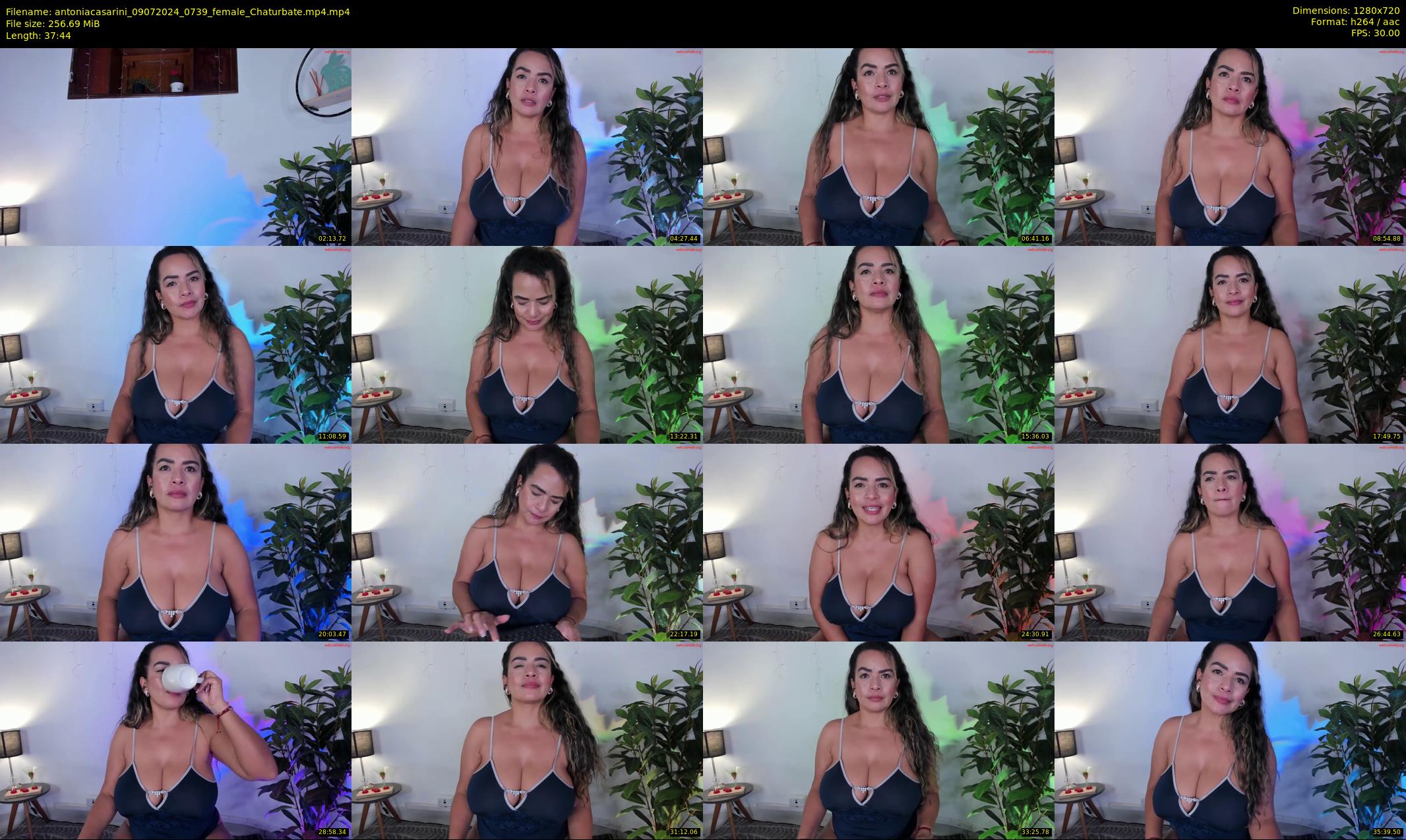 antoniacasarini — 38 minute Chaturbate female cam show recording, 720p, Jul 9, 2024