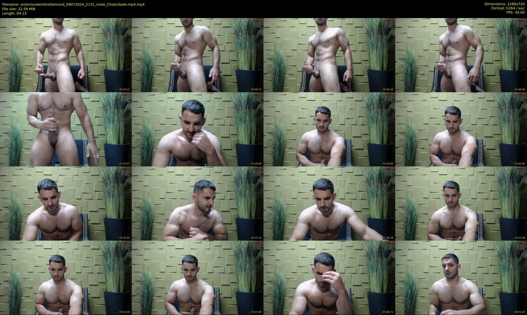 antoniovalentinidiamond — 5 minute Chaturbate male cam show recording, 720p, Jul 9, 2024
