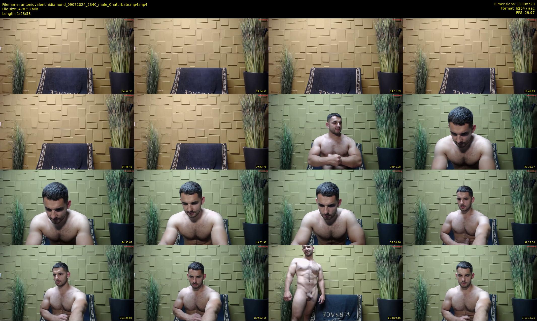 antoniovalentinidiamond — 84 minute Chaturbate male cam show recording, 720p, Jul 9, 2024