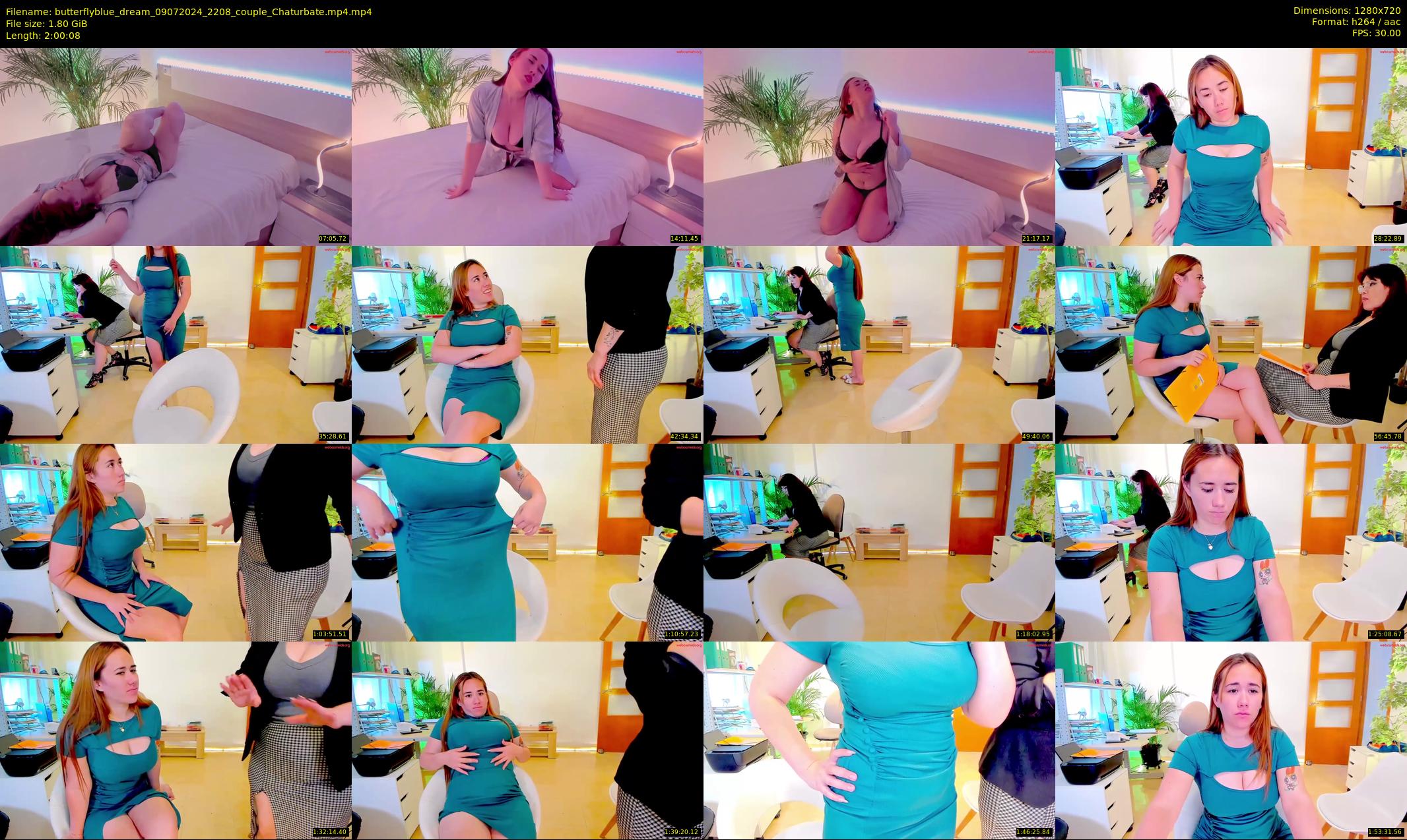 butterflyblue_dream — 121 minute Chaturbate couple cam show recording, 720p, Jul 9, 2024