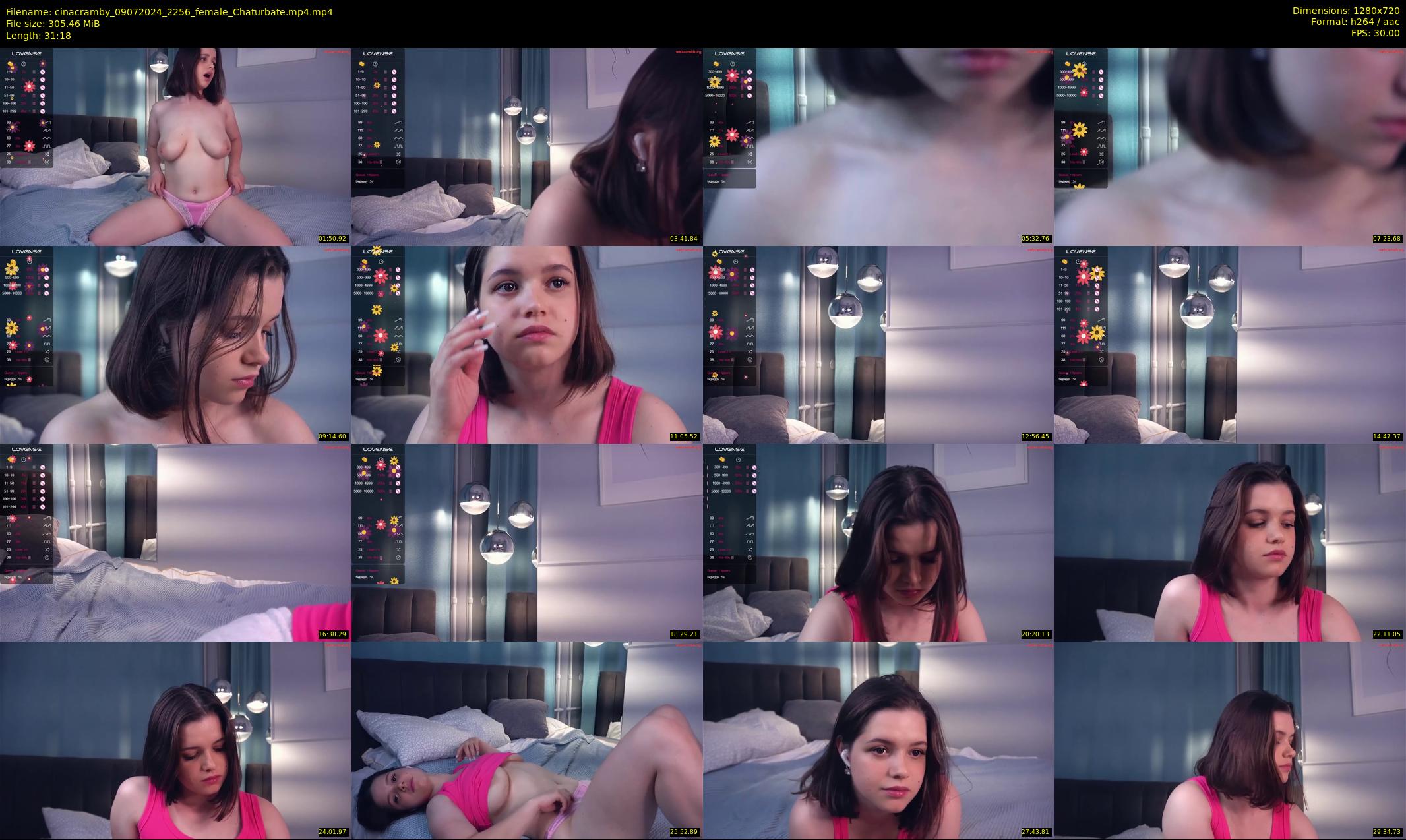 cinacramby — 32 minute Chaturbate female cam show recording, 720p, Jul 9, 2024