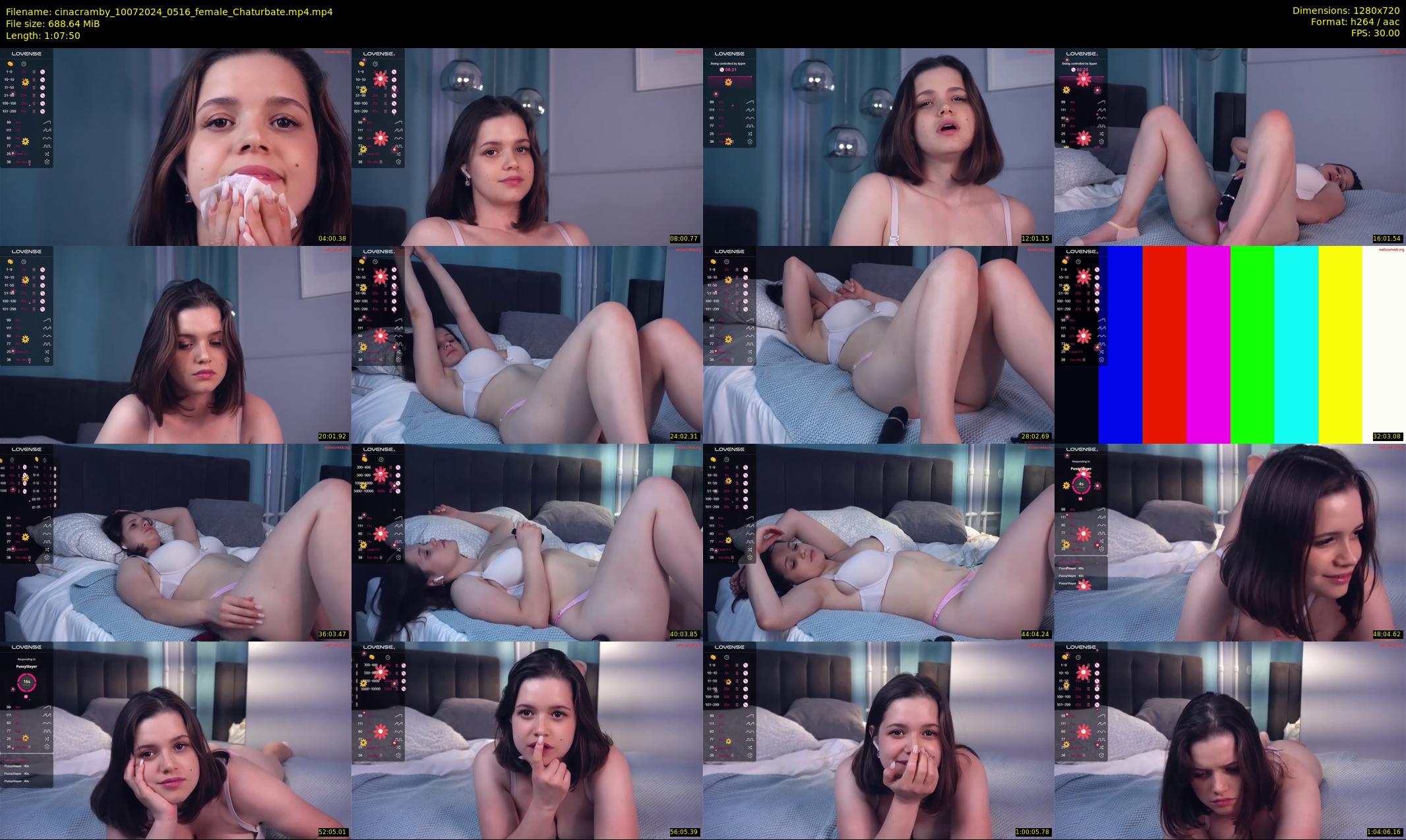 cinacramby — 68 minute Chaturbate female cam show recording, 720p, Jul 10, 2024