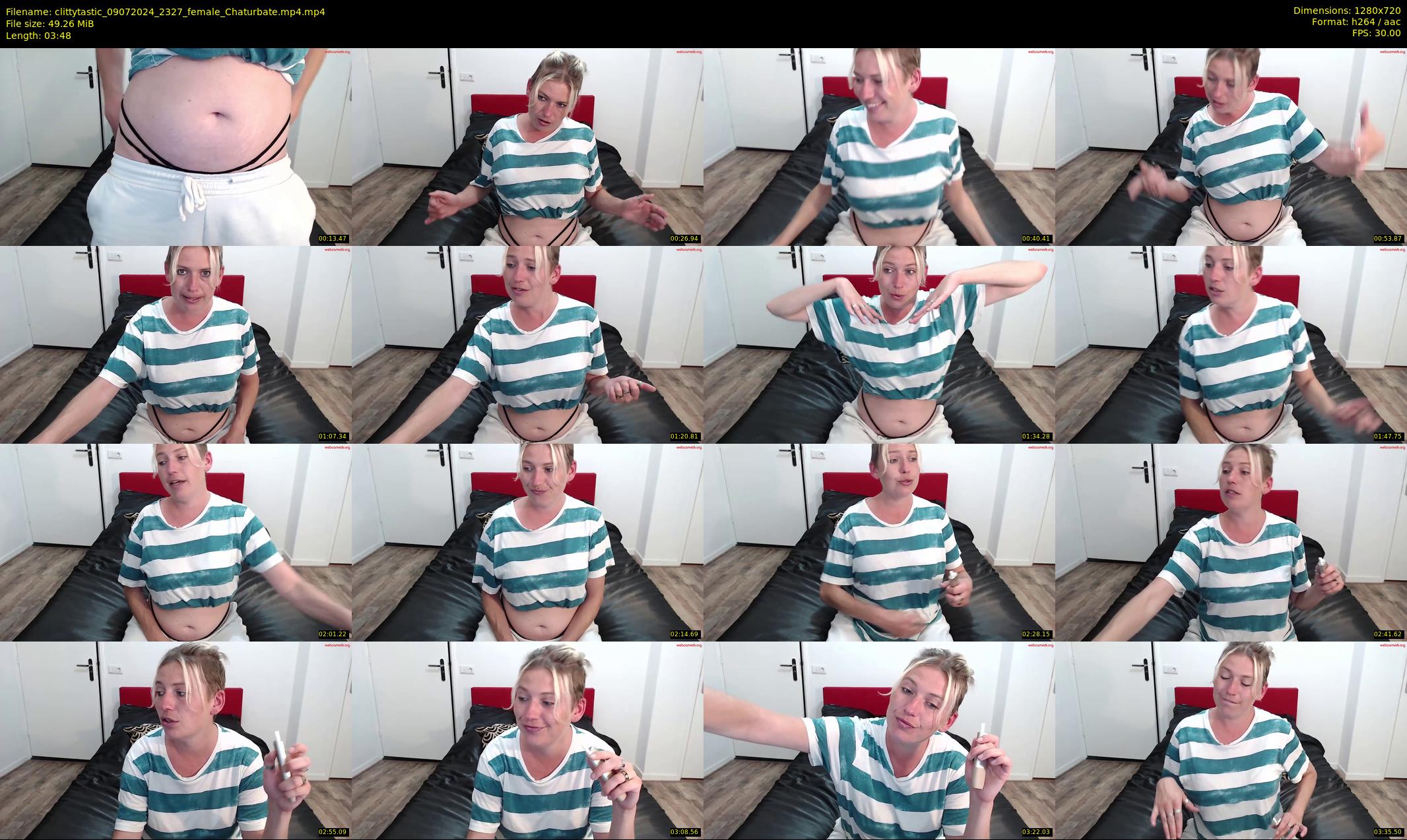 clittytastic — 4 minute Chaturbate female cam show recording, 720p, Jul 9, 2024