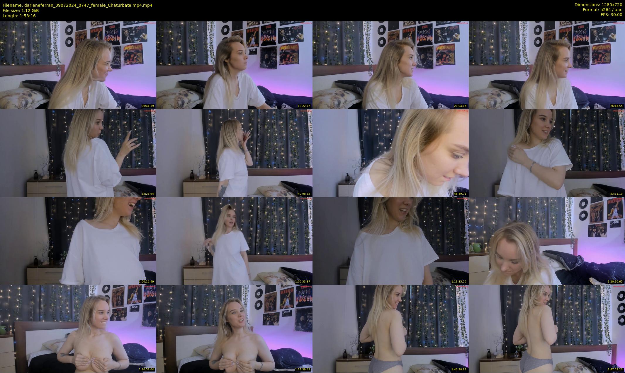 darleneferran — 114 minute Chaturbate female cam show recording, 720p, Jul 9, 2024