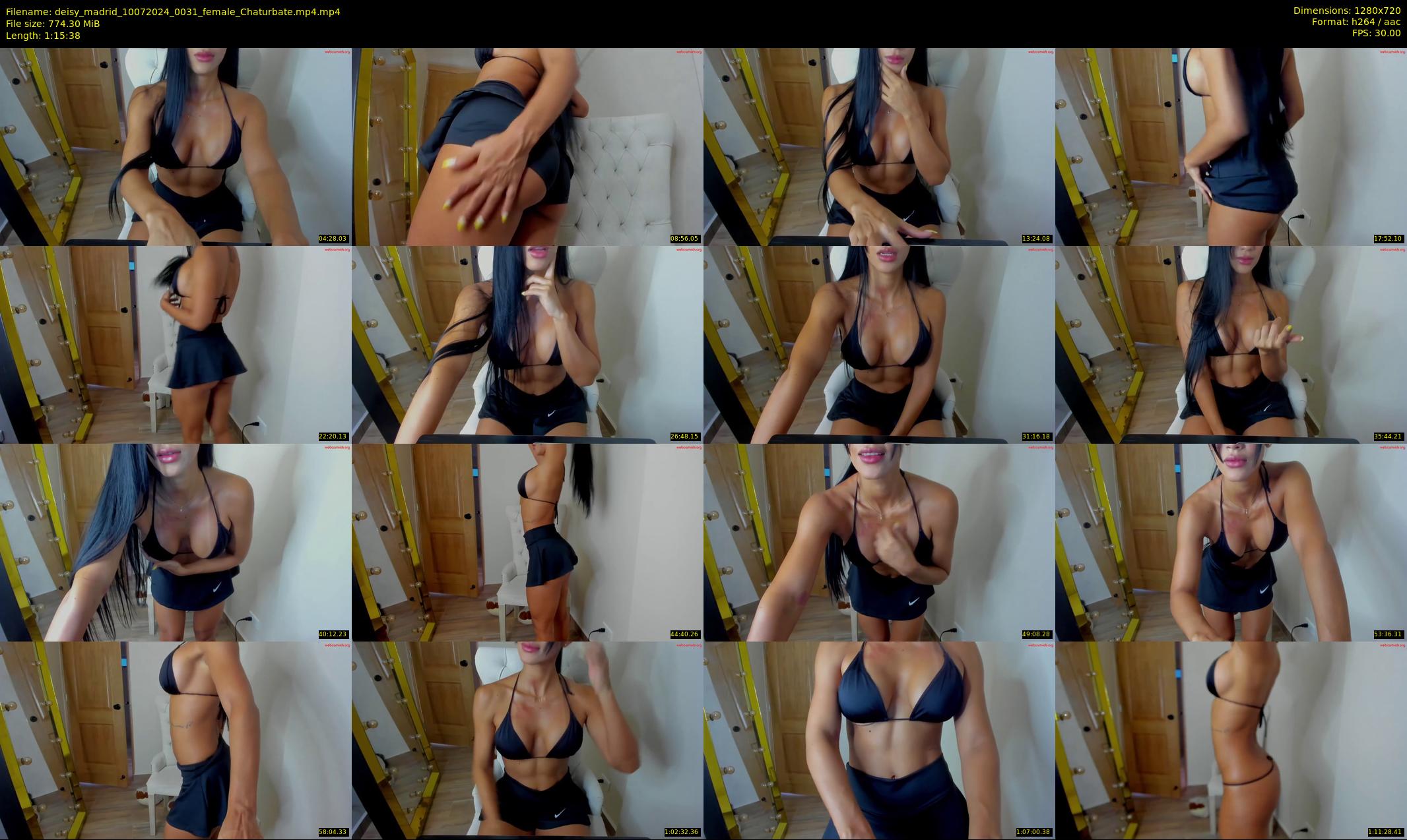deisy_madrid — 76 minute Chaturbate female cam show recording, 720p, Jul 10, 2024