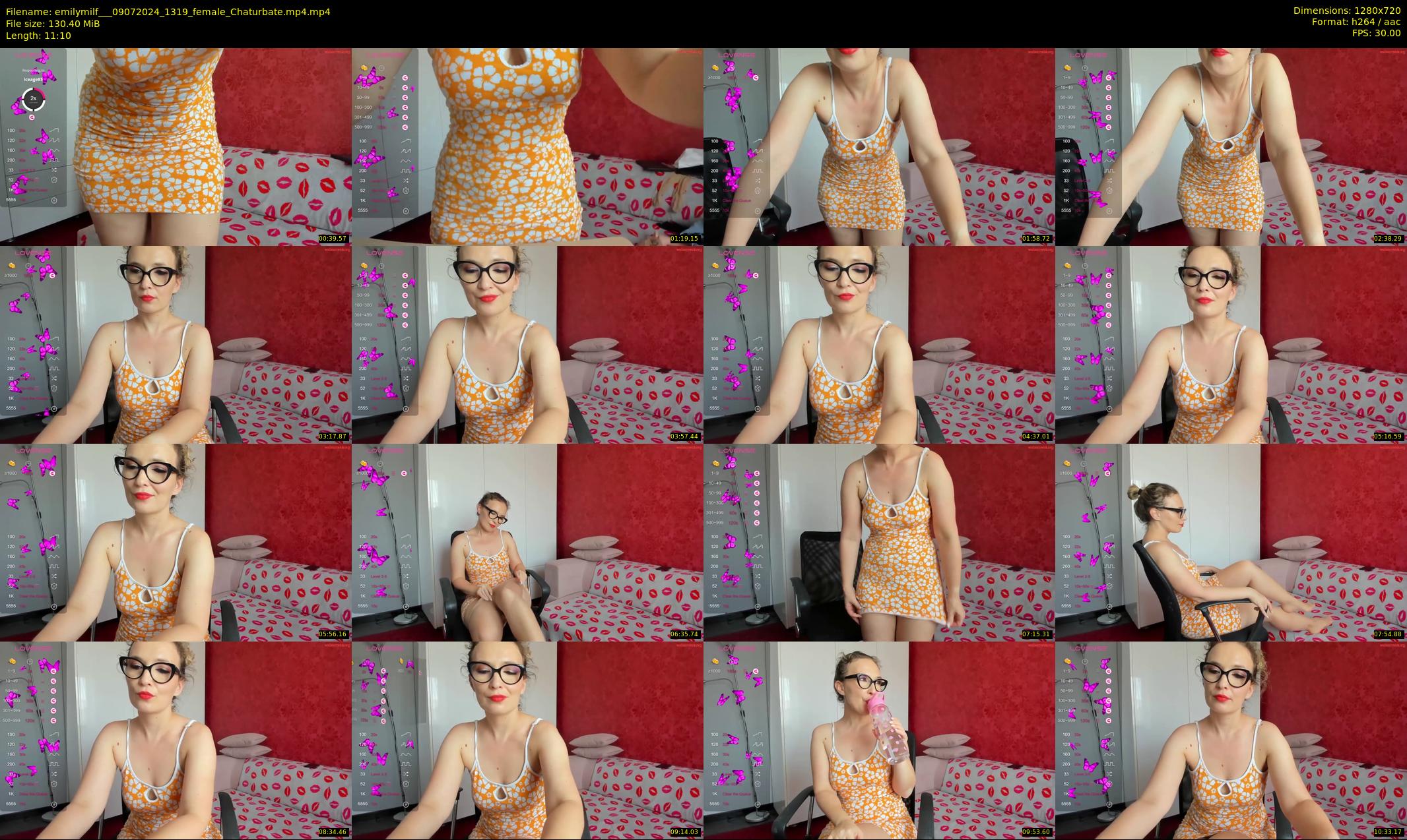 emilymilf__ — 12 minute Chaturbate female cam show recording, 720p, Jul 9, 2024