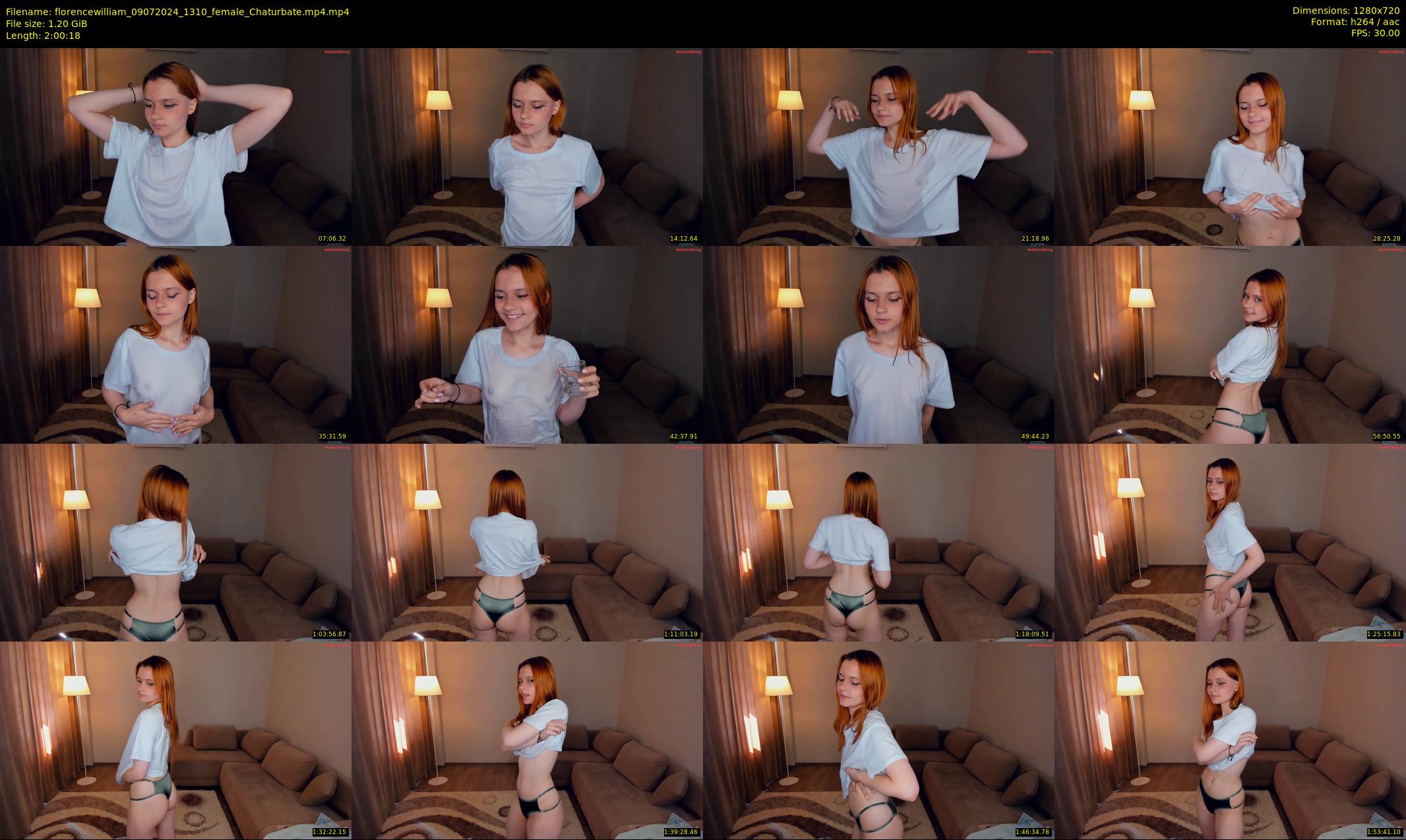 florencewilliam — 121 minute Chaturbate female cam show recording, 720p, Jul 9, 2024