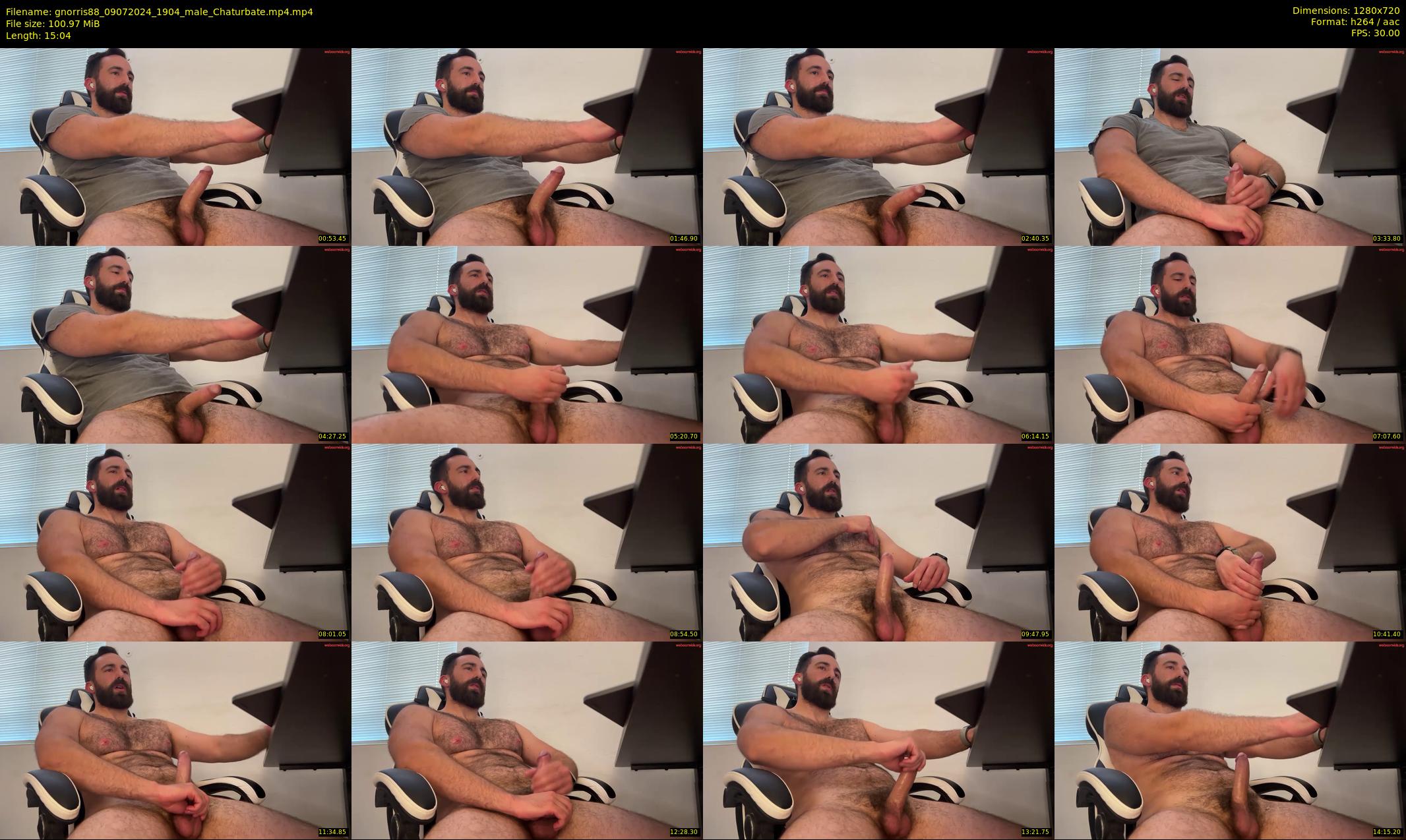 gnorris88 — 16 minute Chaturbate male cam show recording, 720p, Jul 9, 2024