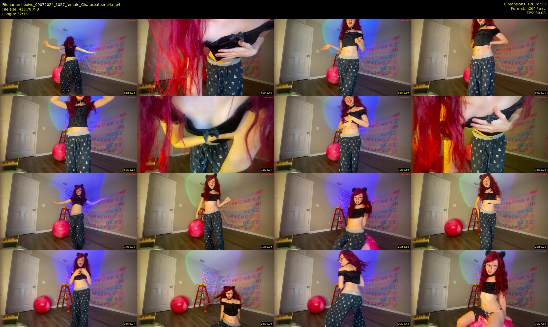 hexivu — 33 minute Chaturbate female cam show recording, 720p, Jul 9, 2024