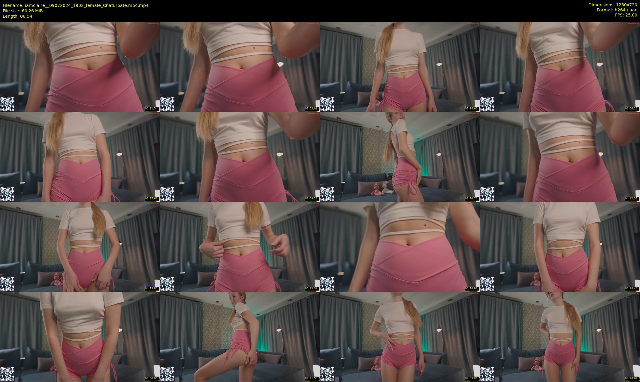 iamclaire_ — 9 minute Chaturbate female cam show recording, 720p, Jul 9, 2024