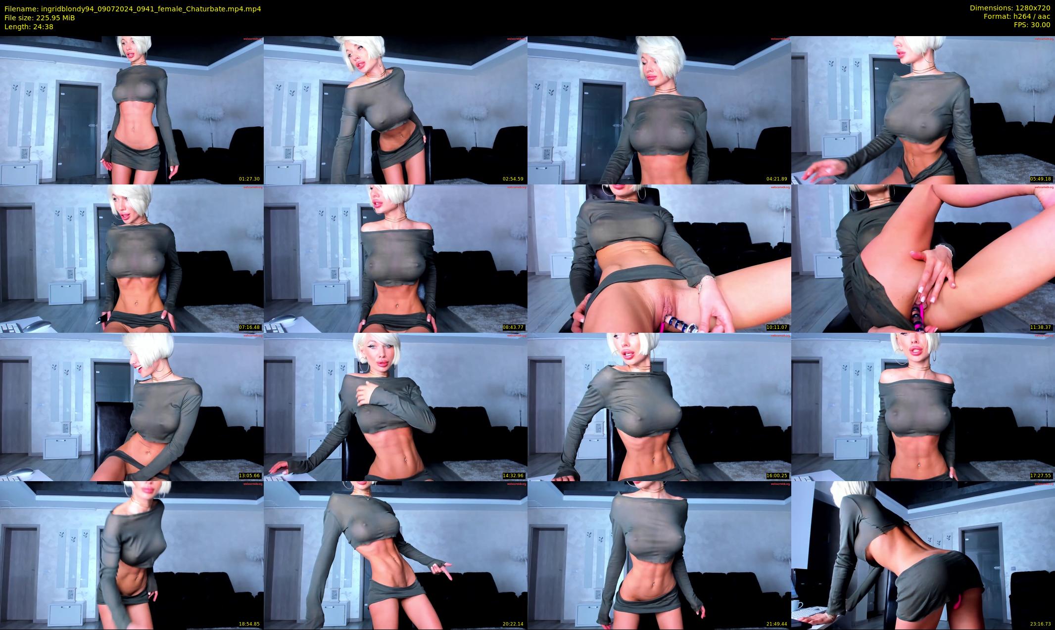 ingridblondy94 — 25 minute Chaturbate female cam show recording, 720p, Jul 9, 2024