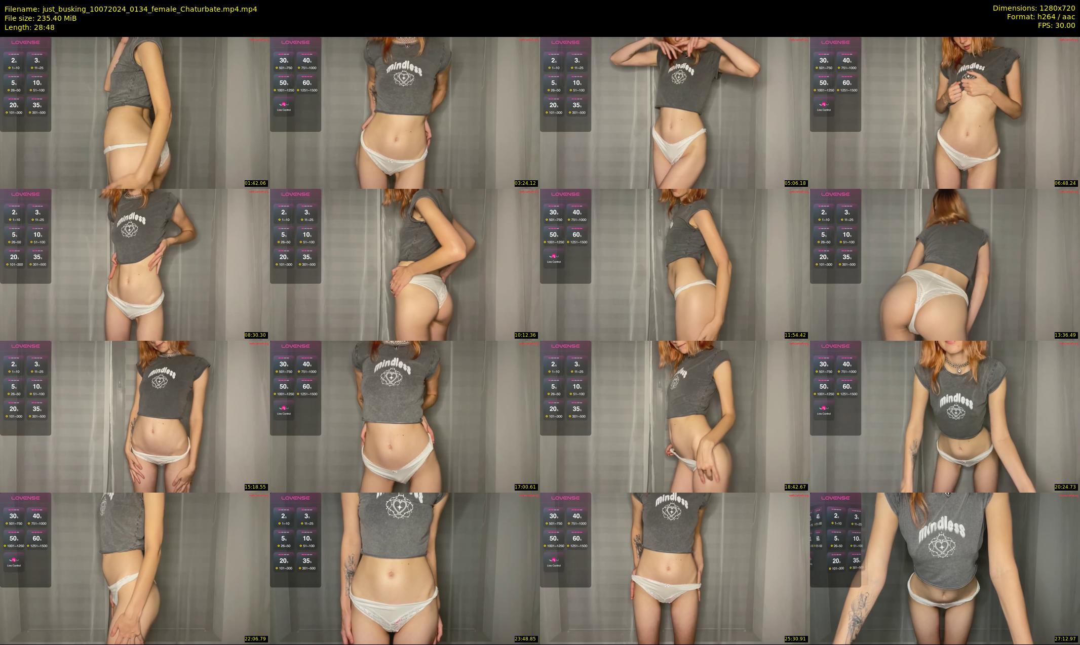 just_busking — 29 minute Chaturbate female cam show recording, 720p, Jul 10, 2024