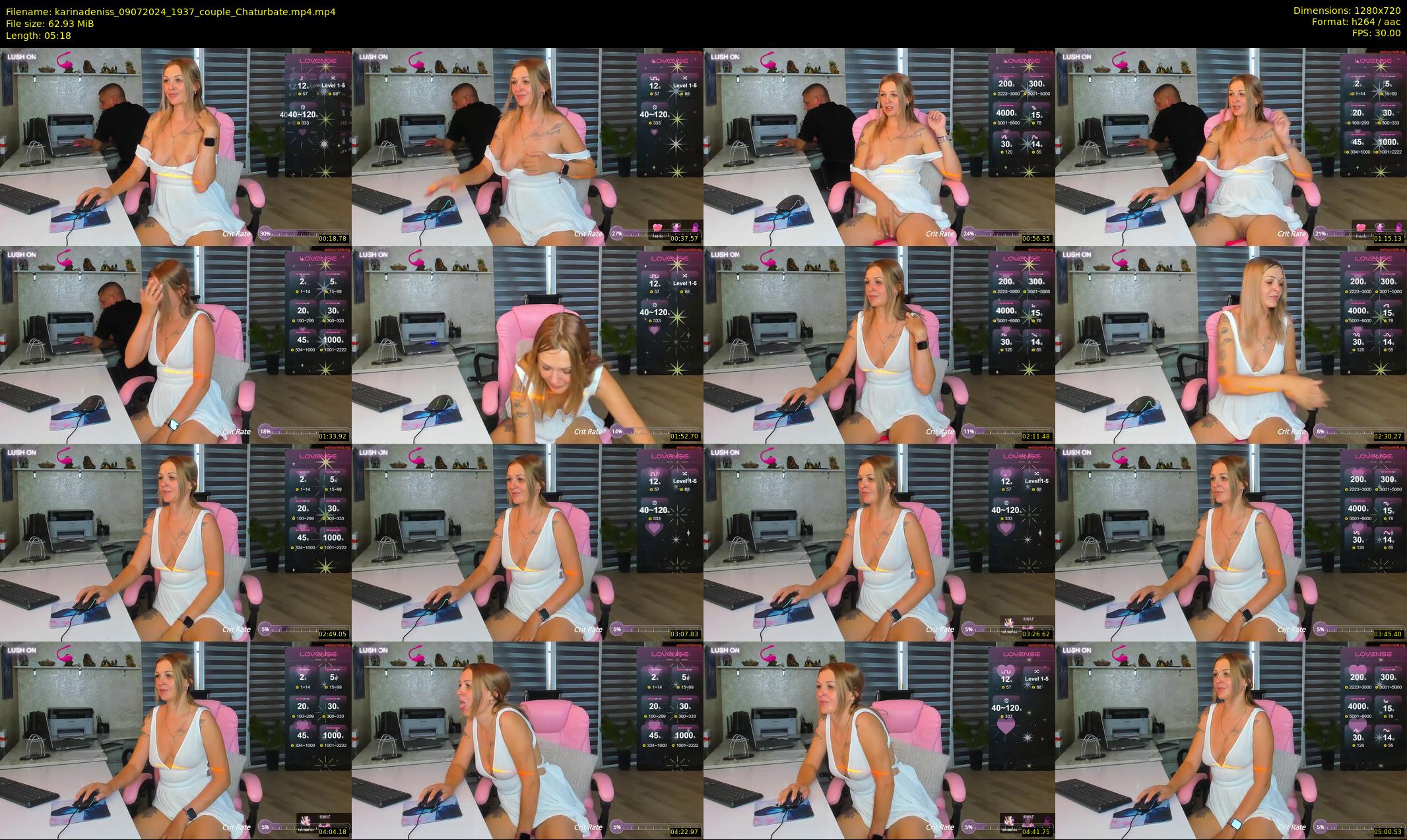 karinadeniss — 6 minute Chaturbate couple cam show recording, 720p, Jul 9, 2024