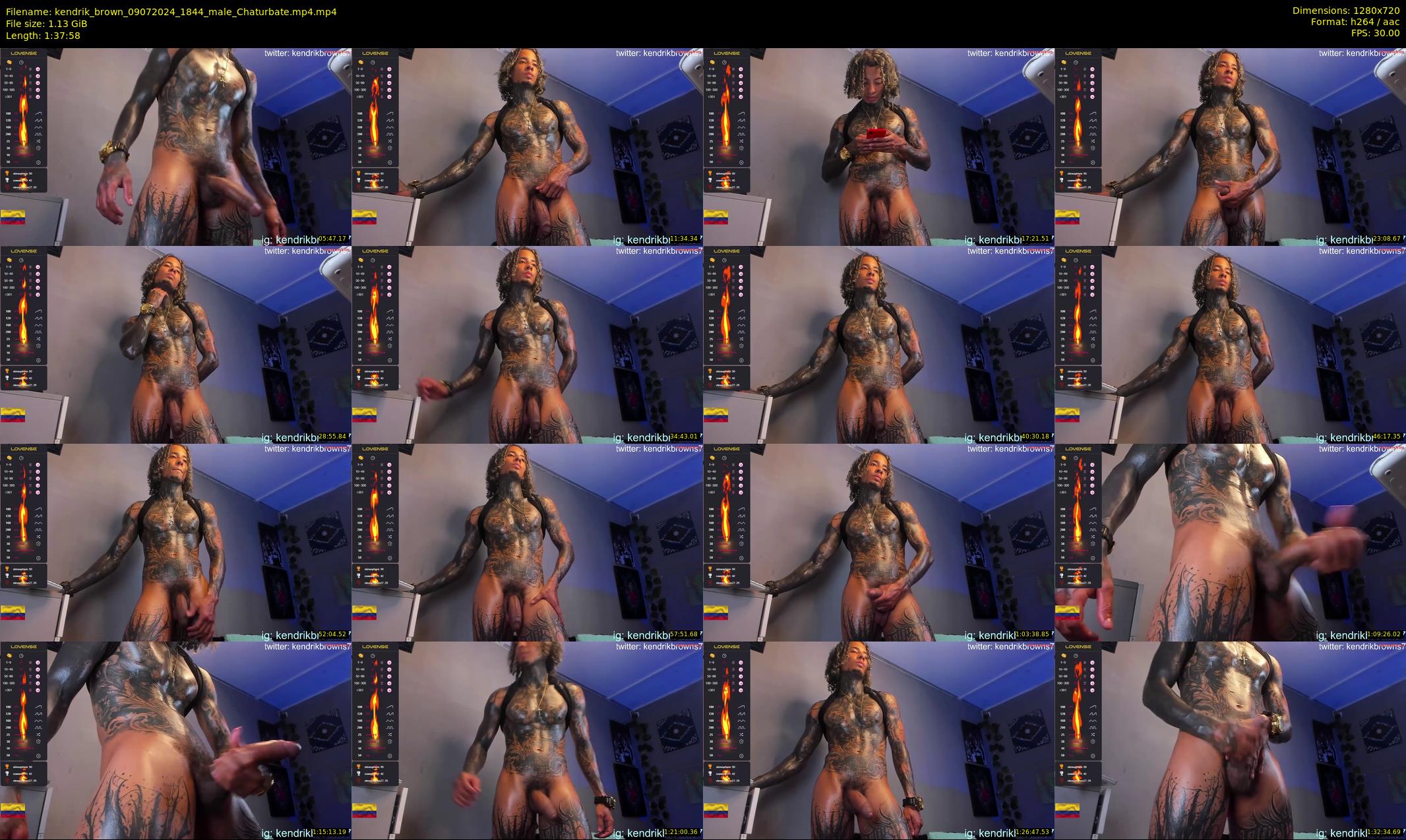 kendrik_brown — 98 minute Chaturbate male cam show recording, 720p, Jul 9, 2024