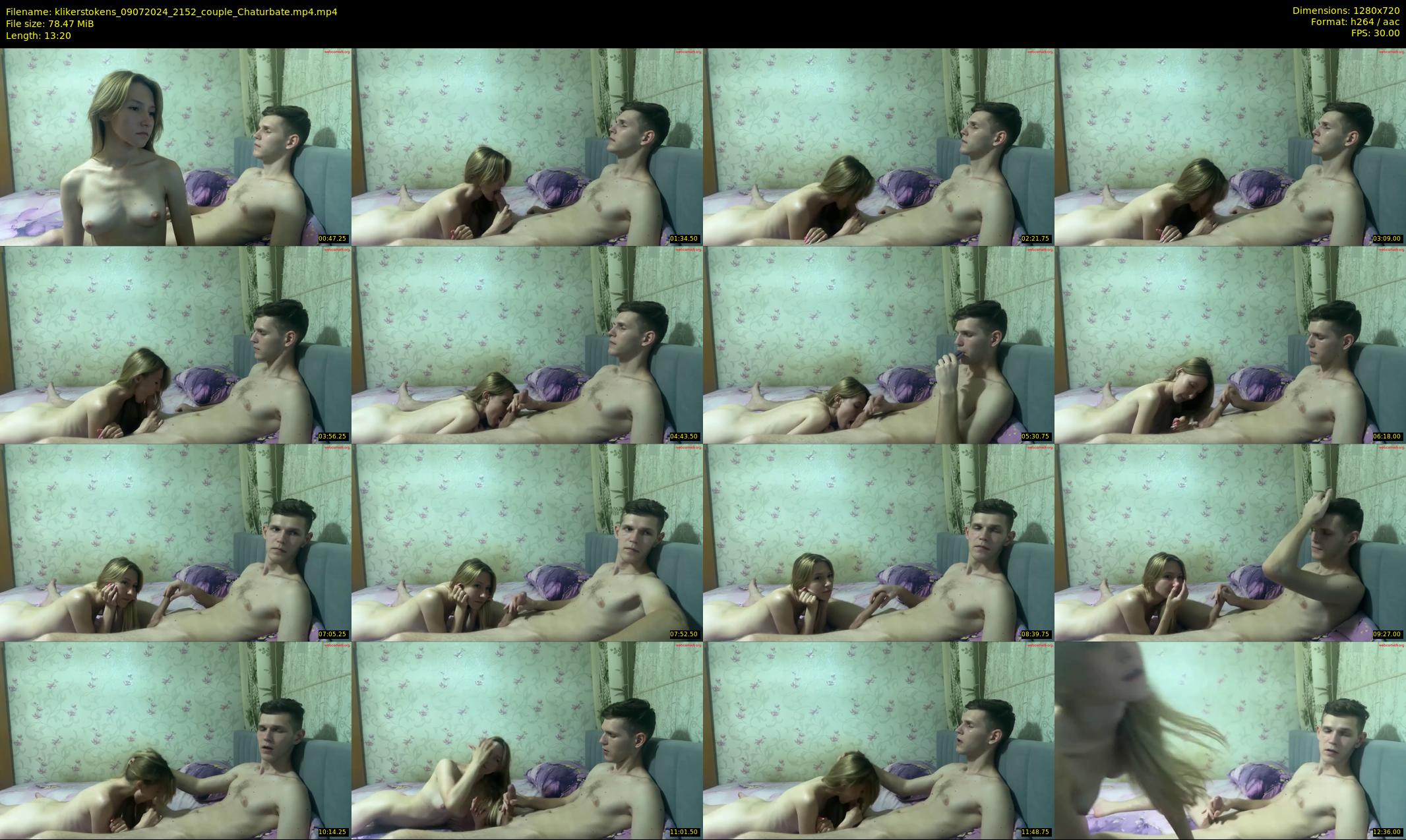 klikerstokens — 14 minute Chaturbate couple cam show recording, 720p, Jul 9, 2024