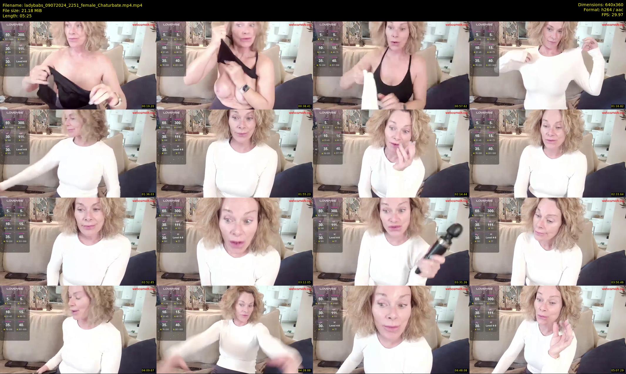 ladybabs — 6 minute Chaturbate female cam show recording, 360p, Jul 9, 2024