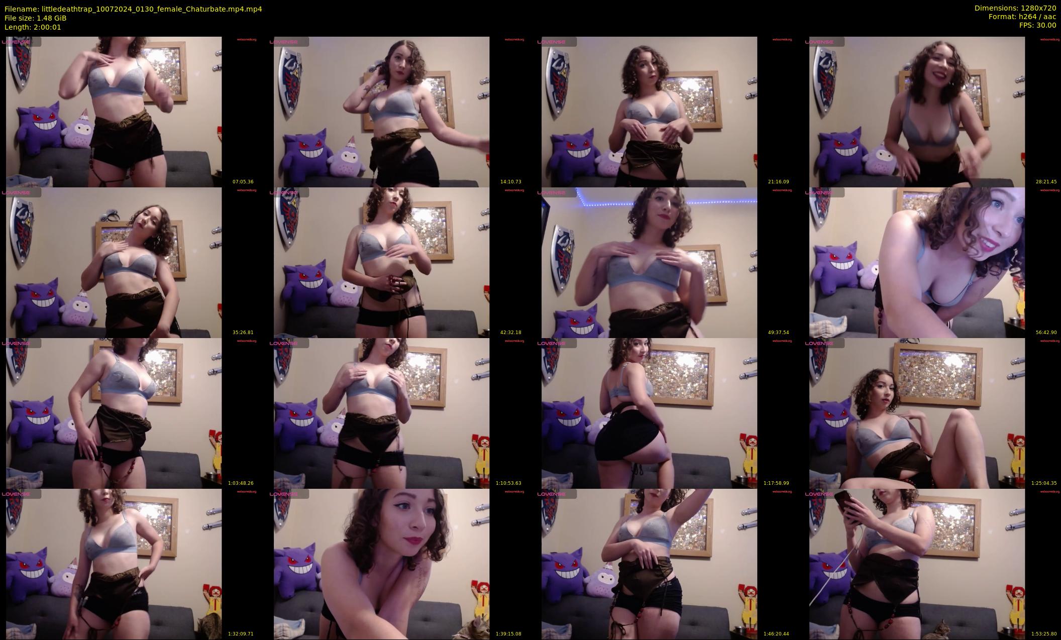 littledeathtrap — 121 minute Chaturbate female cam show recording, 720p, Jul 10, 2024