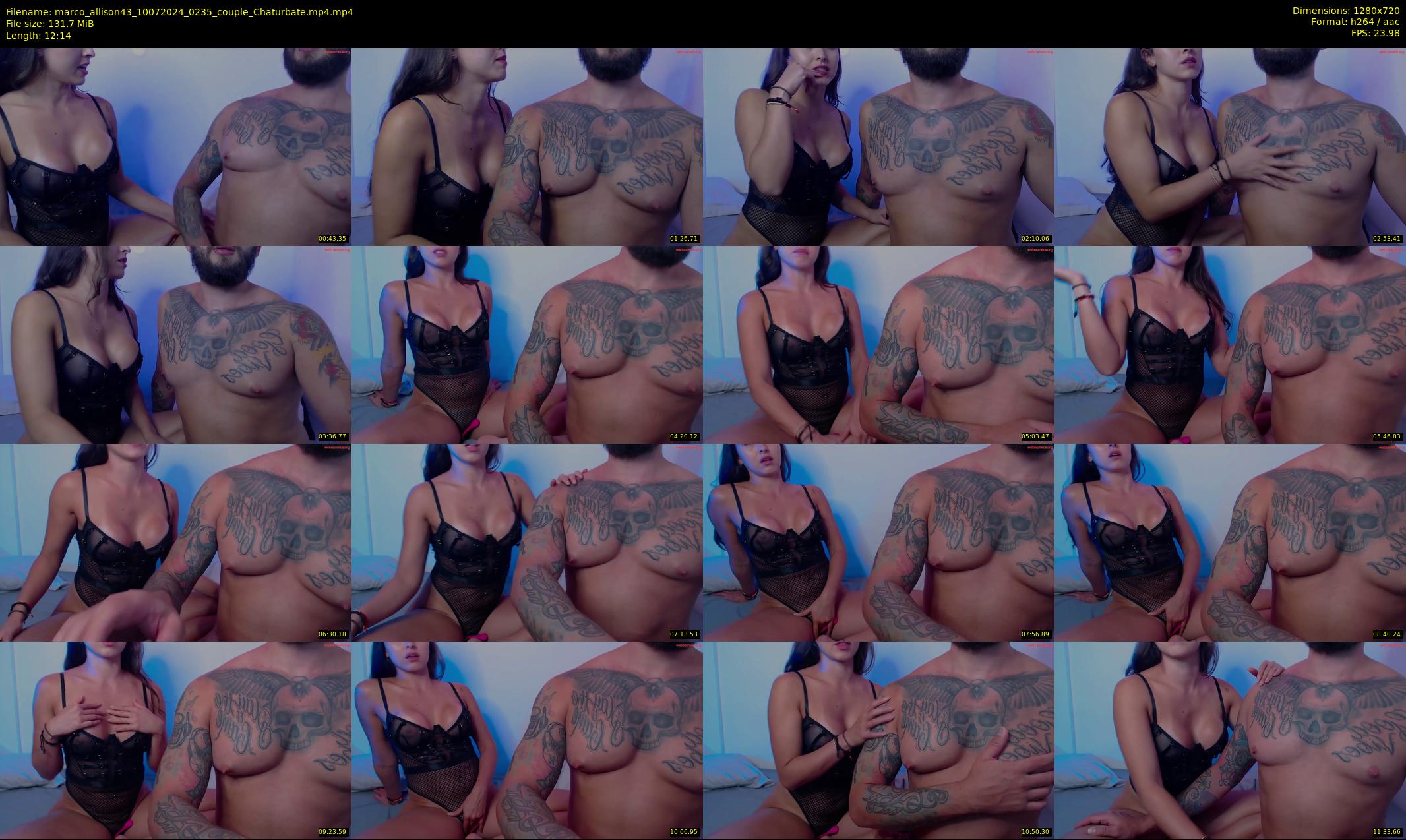marco_allison43 — 13 minute Chaturbate couple cam show recording, 720p, Jul 10, 2024