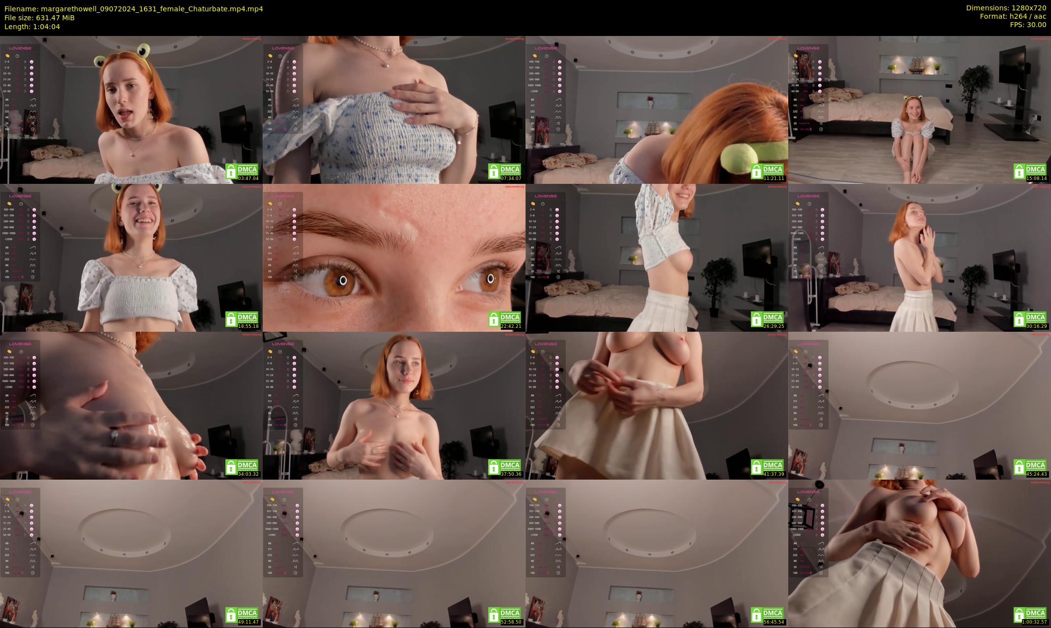 margarethowell — 65 minute Chaturbate female cam show recording, 720p, Jul 9, 2024