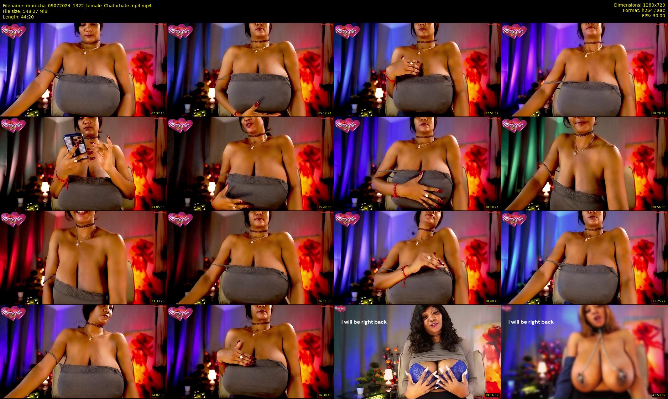 mariicha — 45 minute Chaturbate female cam show recording, 720p, Jul 9, 2024
