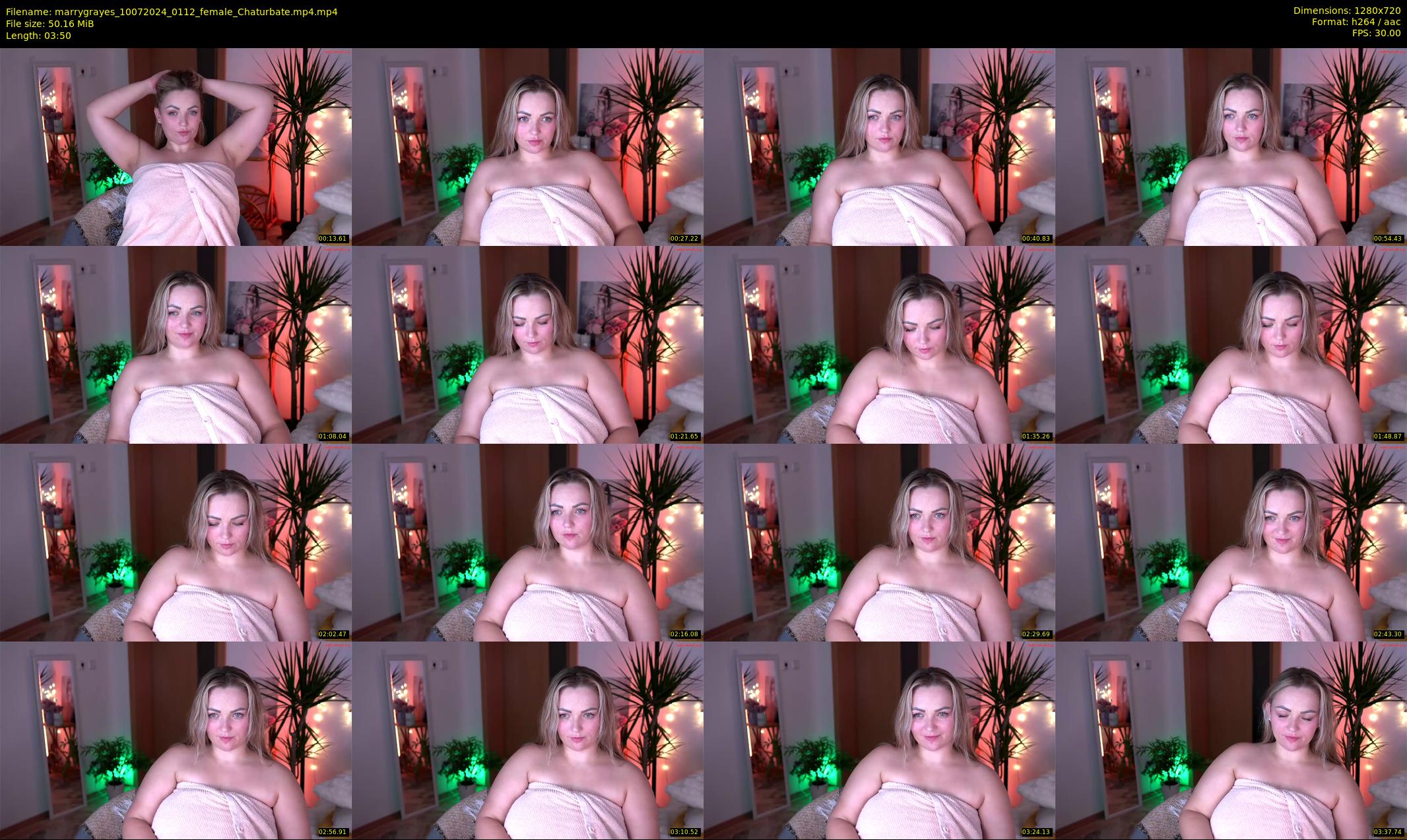 marrygrayes — 4 minute Chaturbate female cam show recording, 720p, Jul 10, 2024