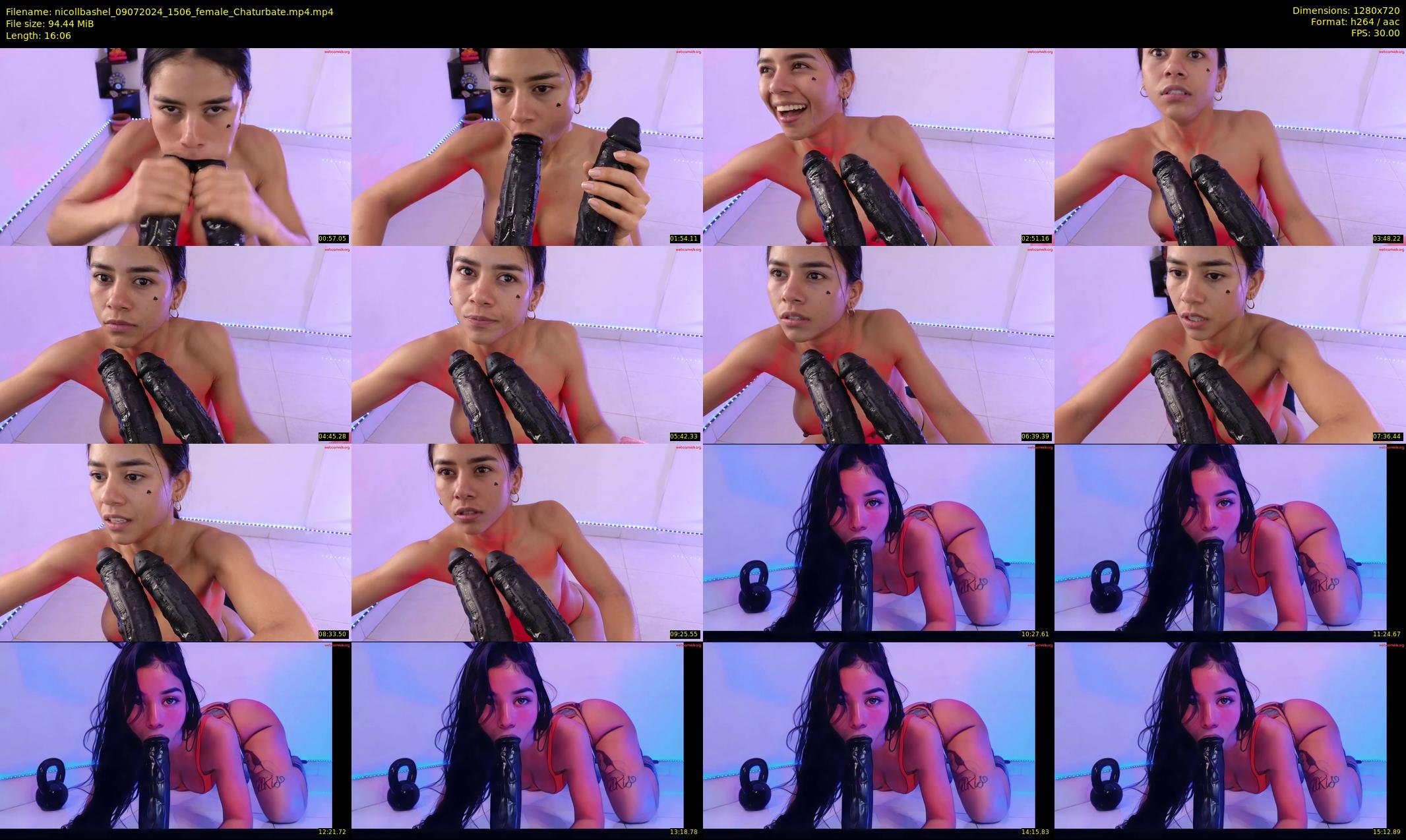 nicollbashel — 17 minute Chaturbate female cam show recording, 720p, Jul 9, 2024